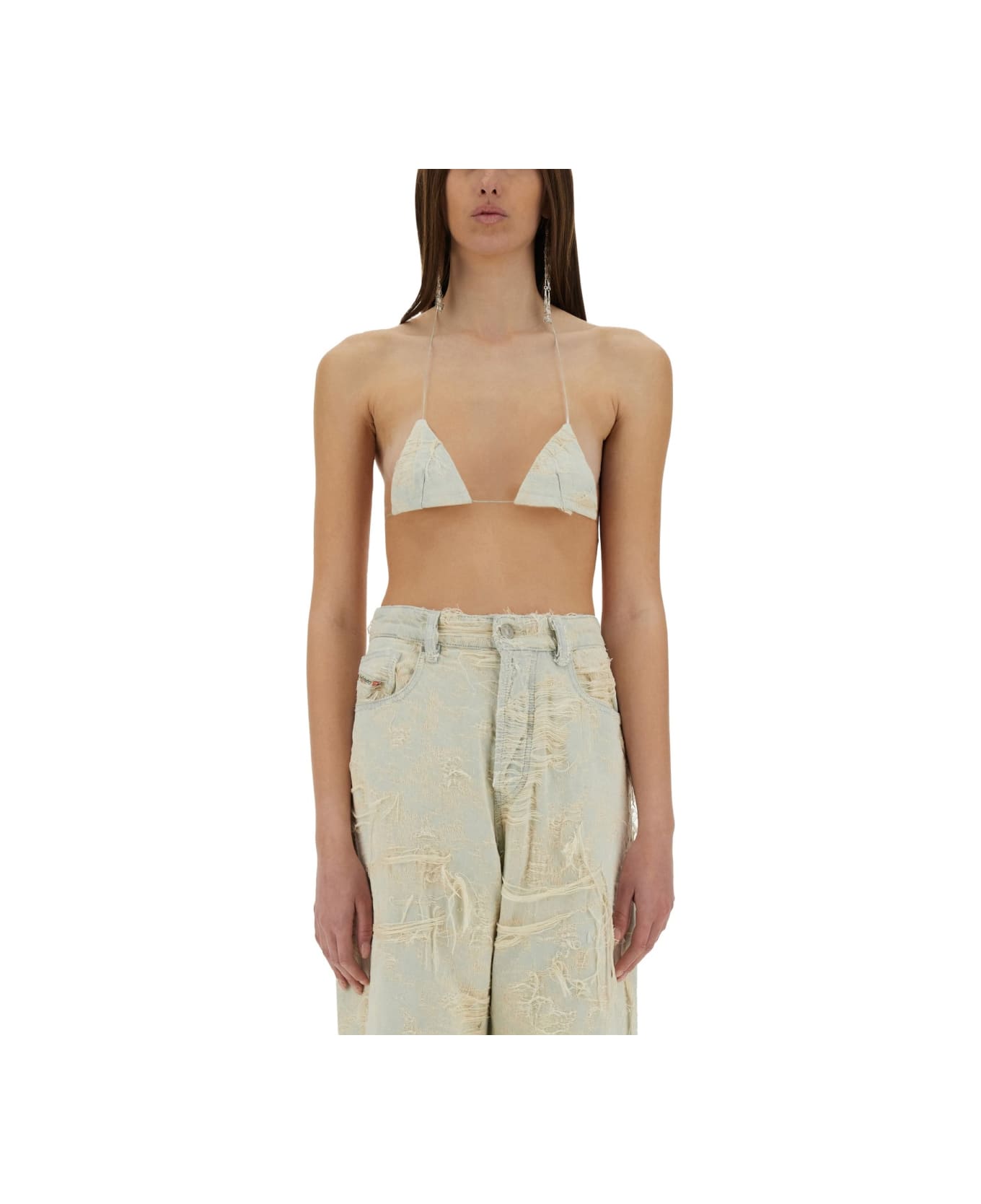 Diesel Jacquard Denim Top - DENIM