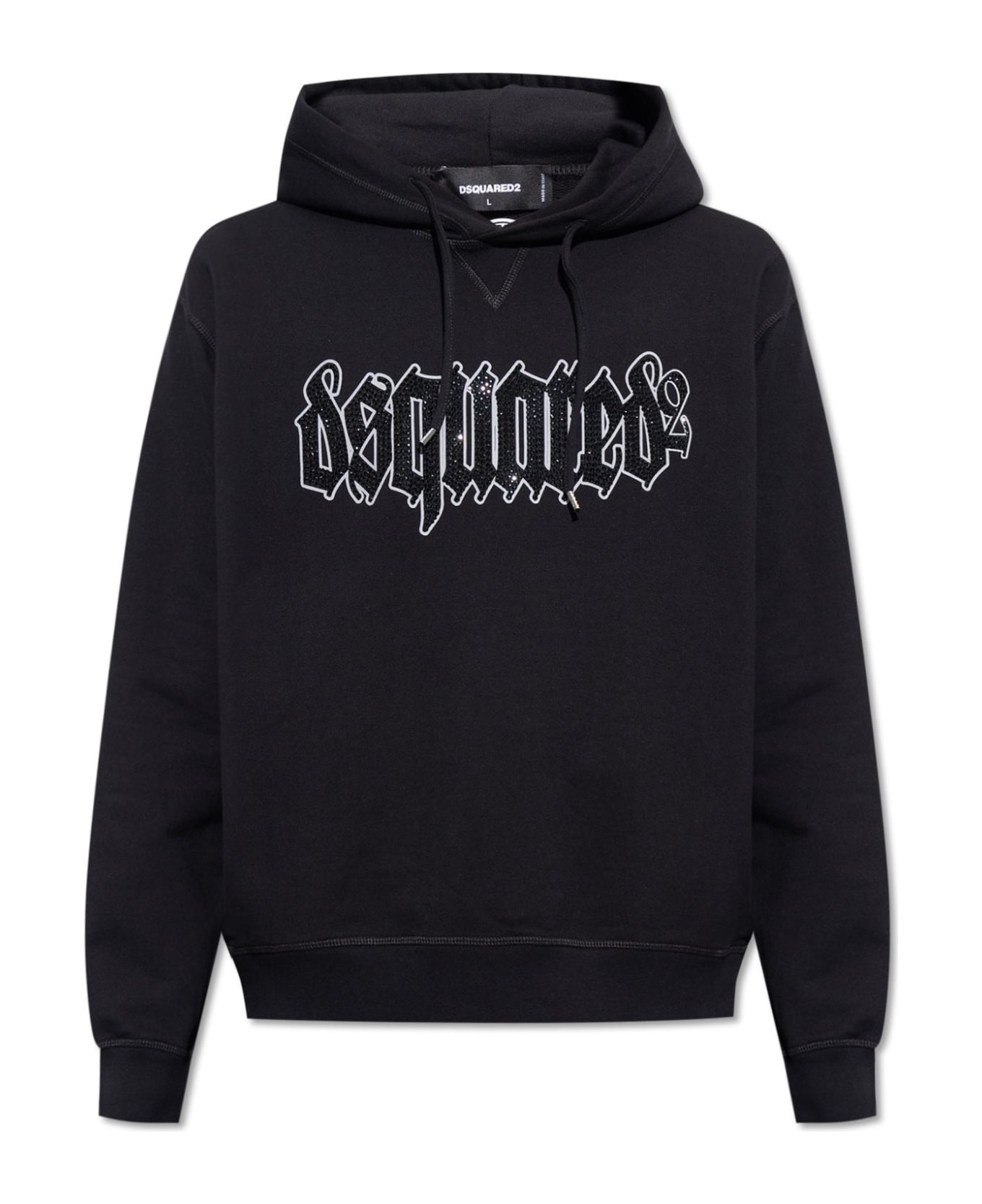 Dsquared2 Hoodie With Logo - Black