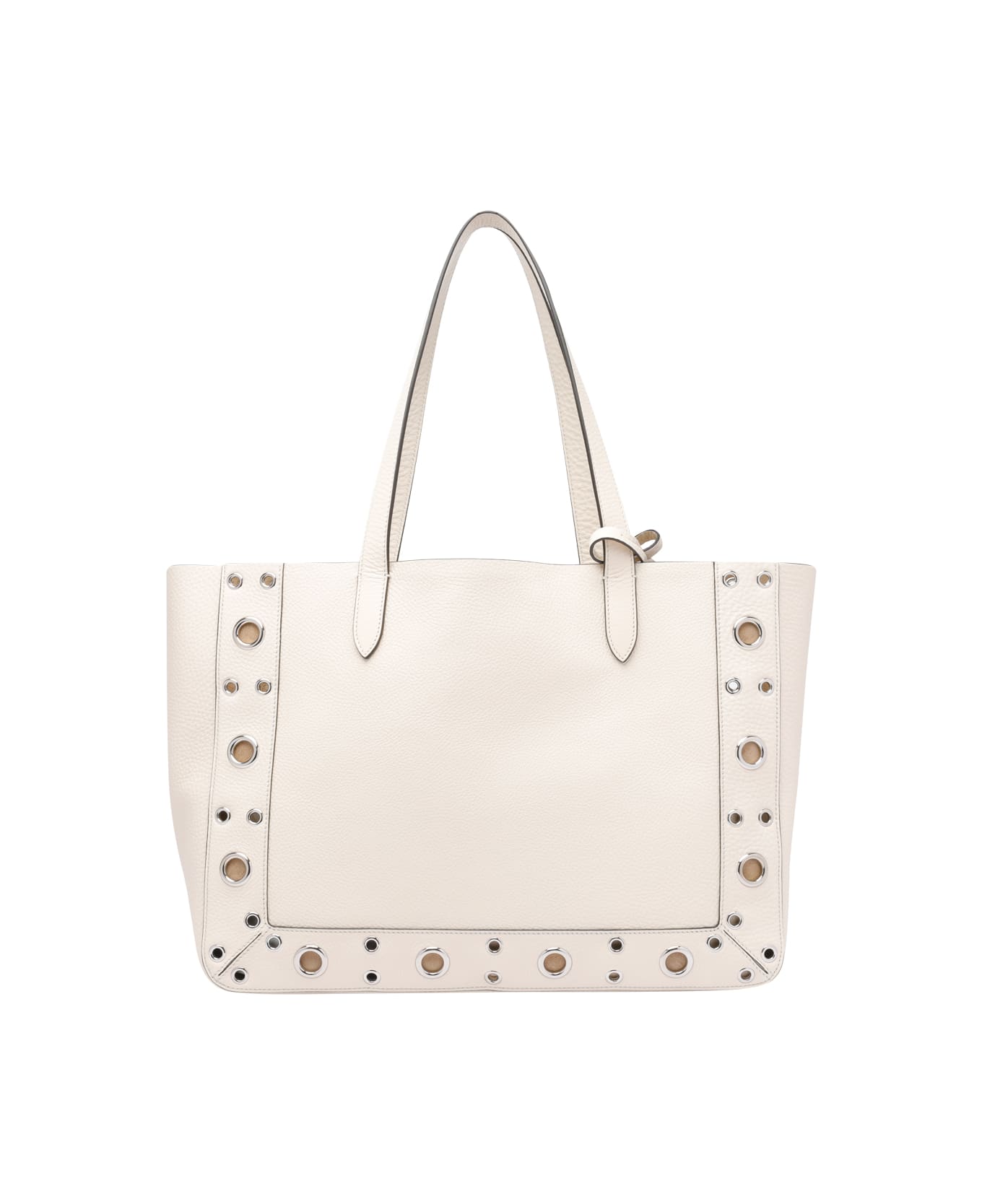 Valentino Garavani Medium Nellcote Shopping Bag - White