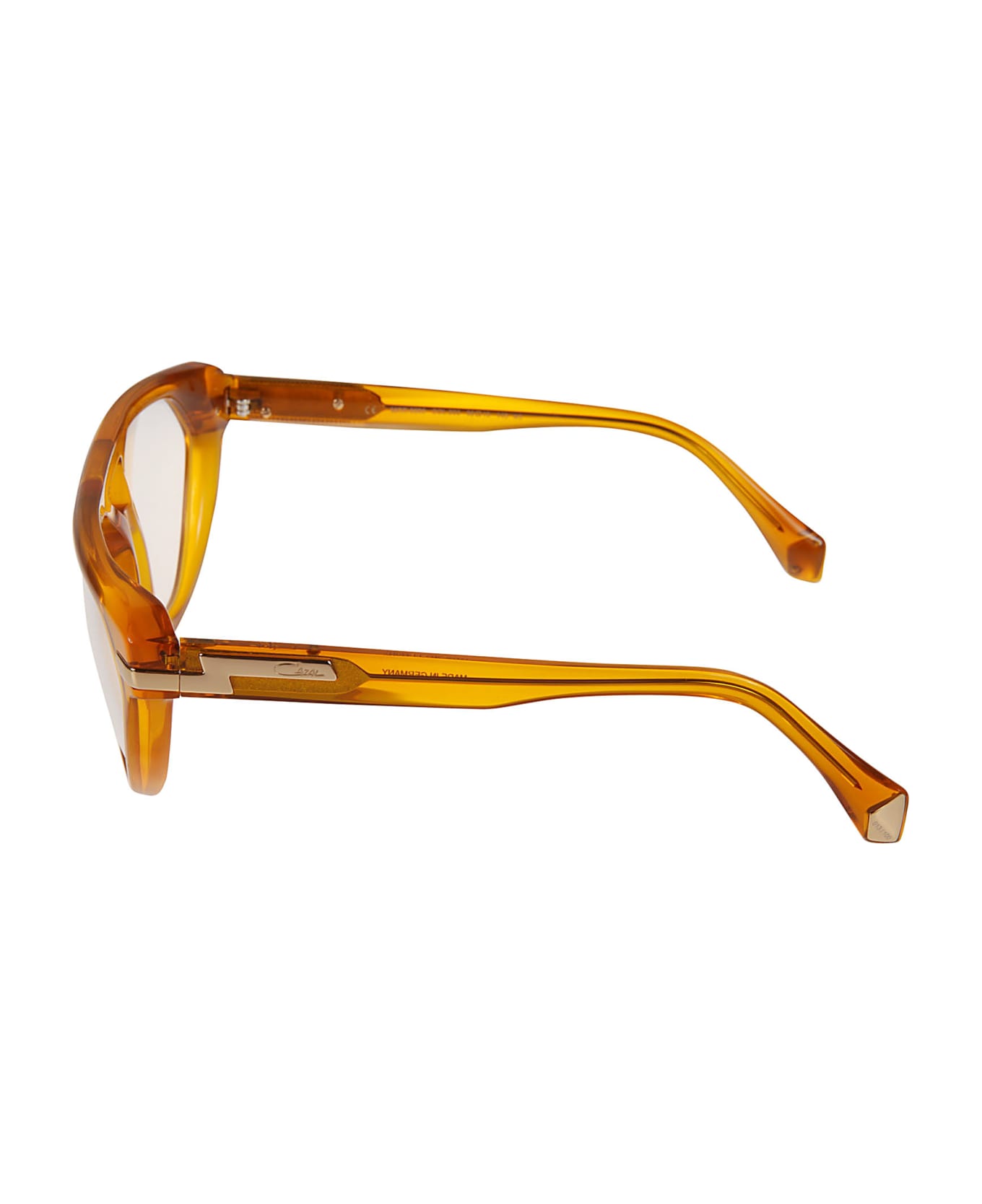 Cazal Cat Eye Transparent Glasses - Orange アイウェア