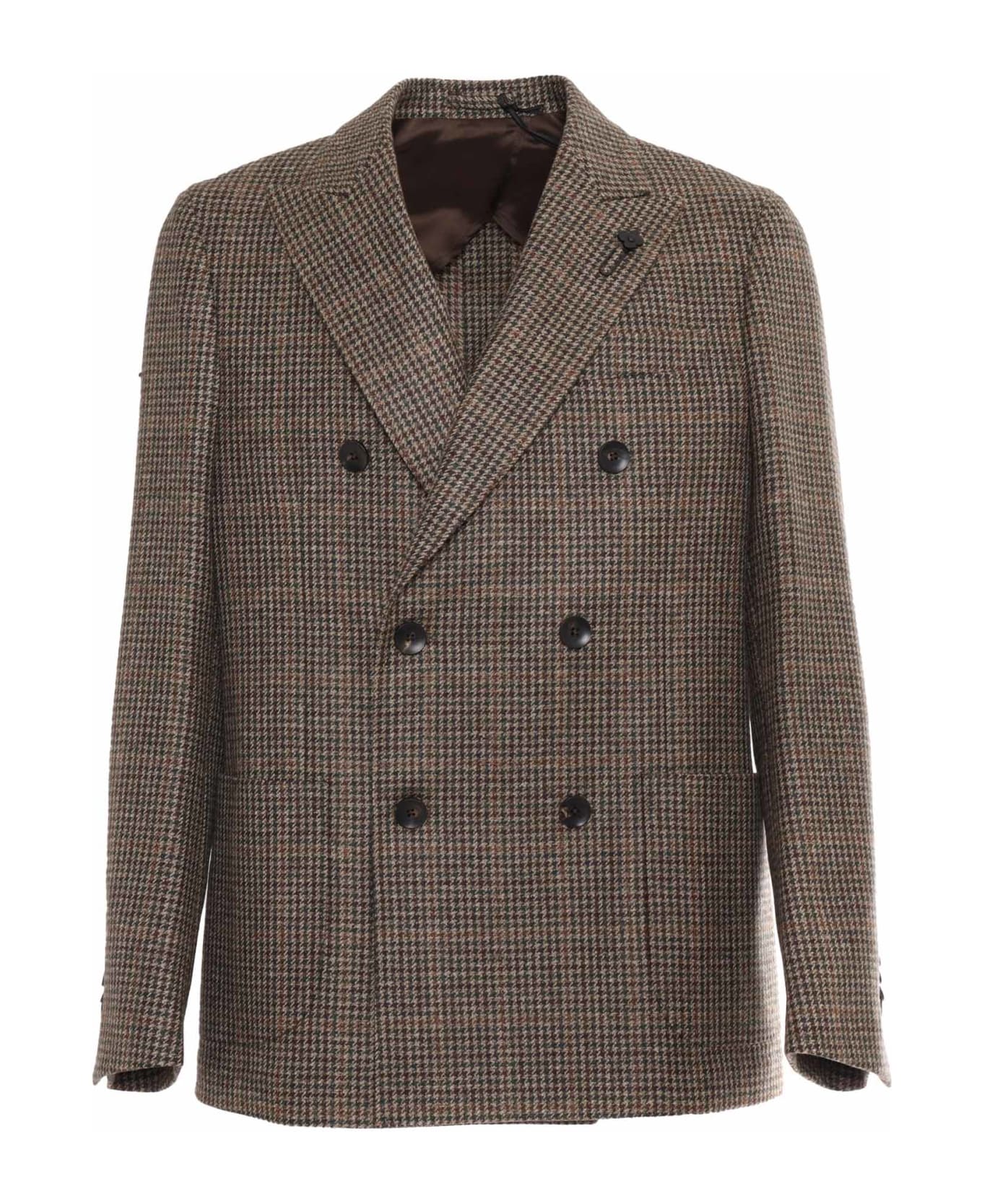 Lardini Special Line Drop 7 Reg Man Jacket - MULTICOLOR