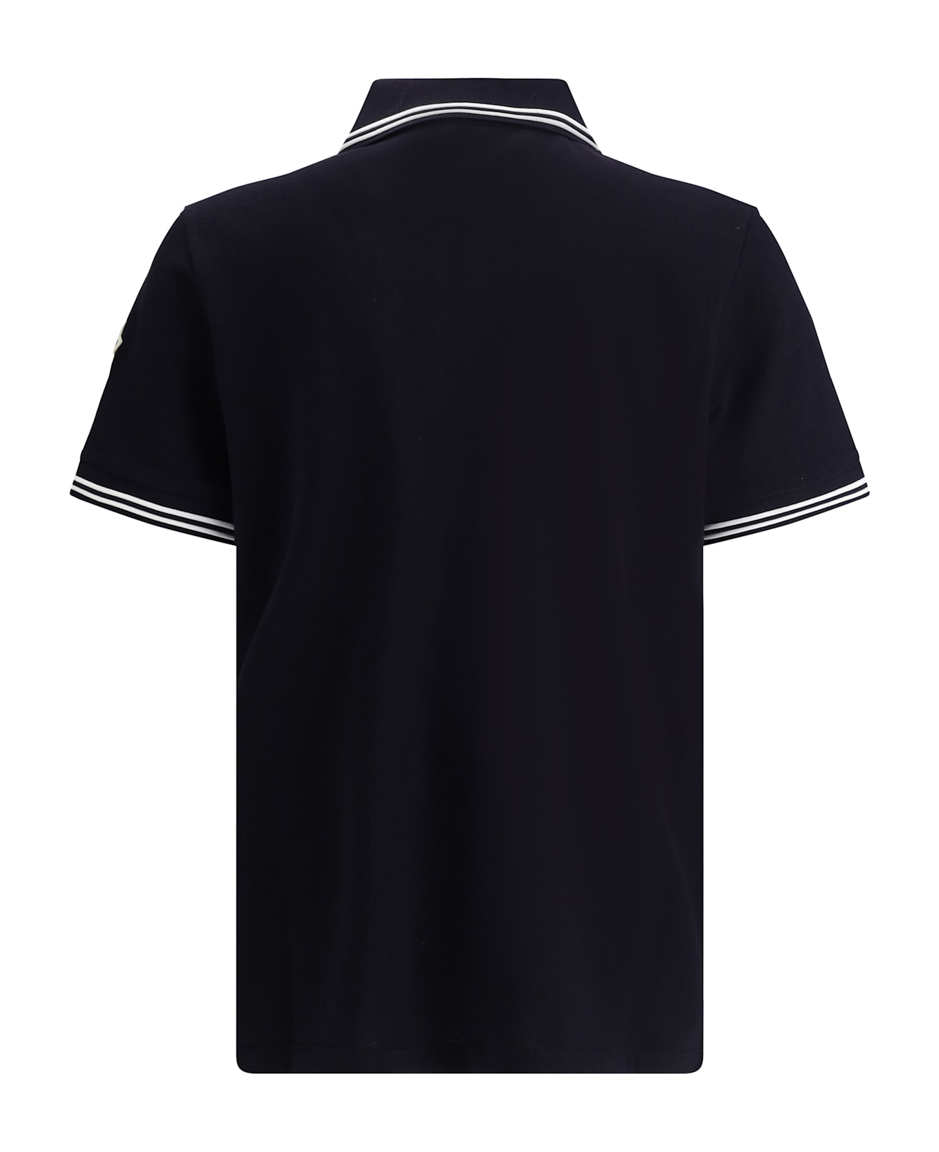 Moncler Logoed Polo Shirt - Blue