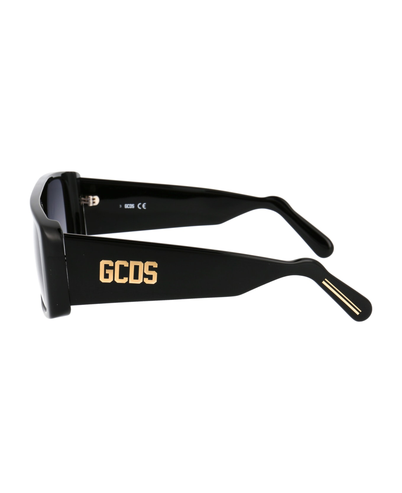 GCDS Gd0006 Sunglasses - 01B BLACK