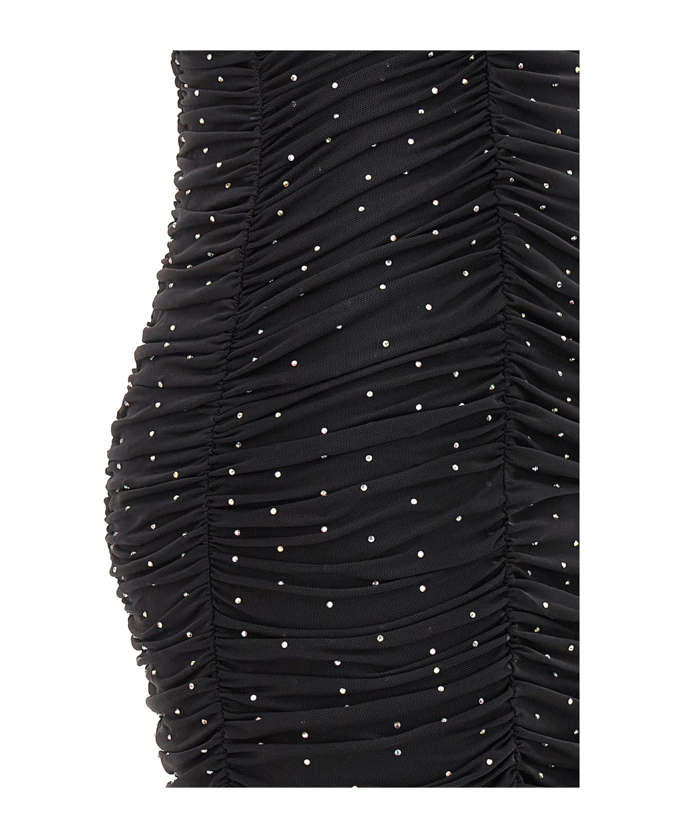 Rotate by Birger Christensen 'mesh Midi' Dress - Black  