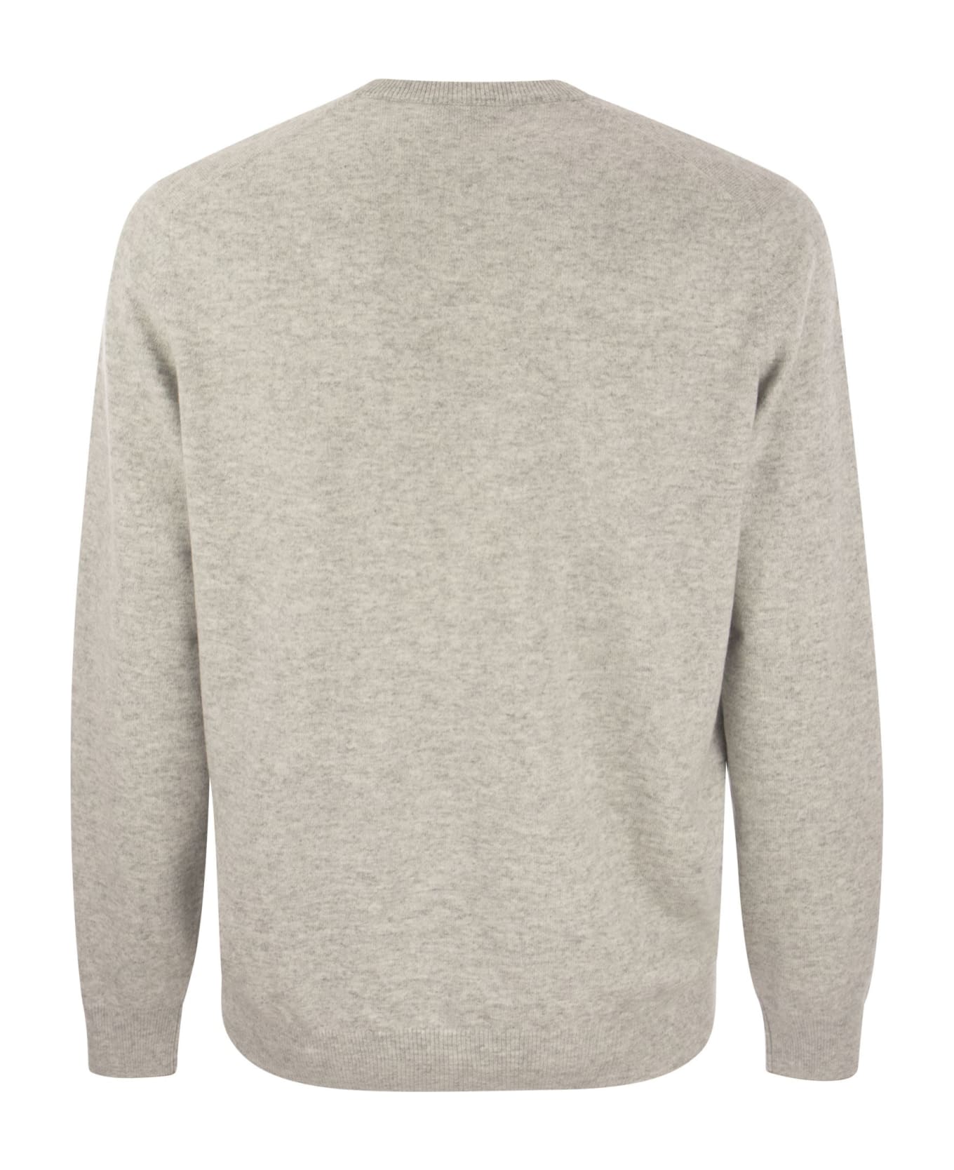 Brunello Cucinelli Cashmere V-neck Sweater - Grey