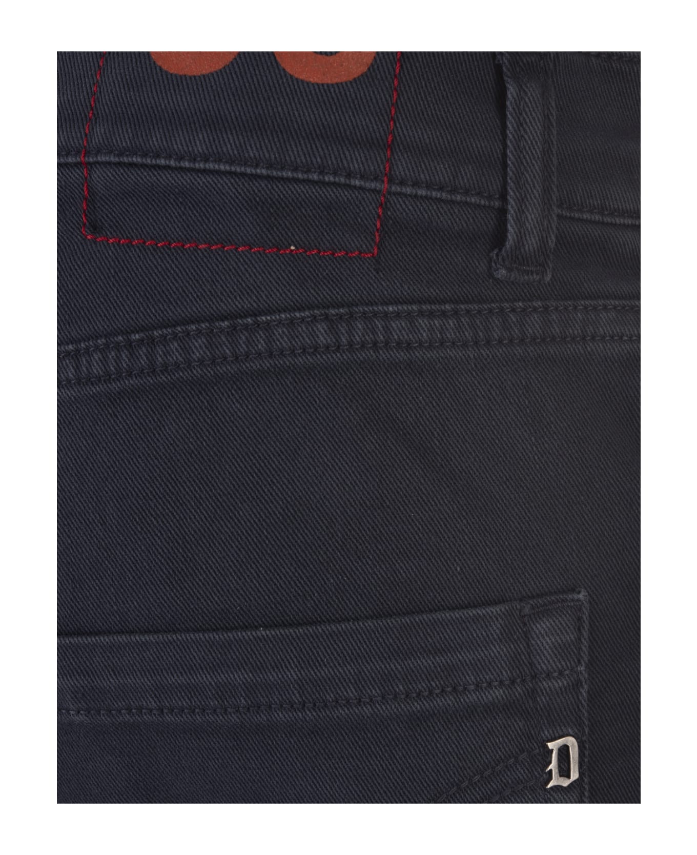 Dondup Mius Slim Fit Jeans In Ink Blue Bull Stretch - Blue
