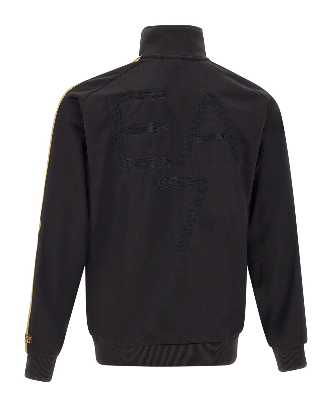 EA7 Cotton Sweatshirt - BLACK