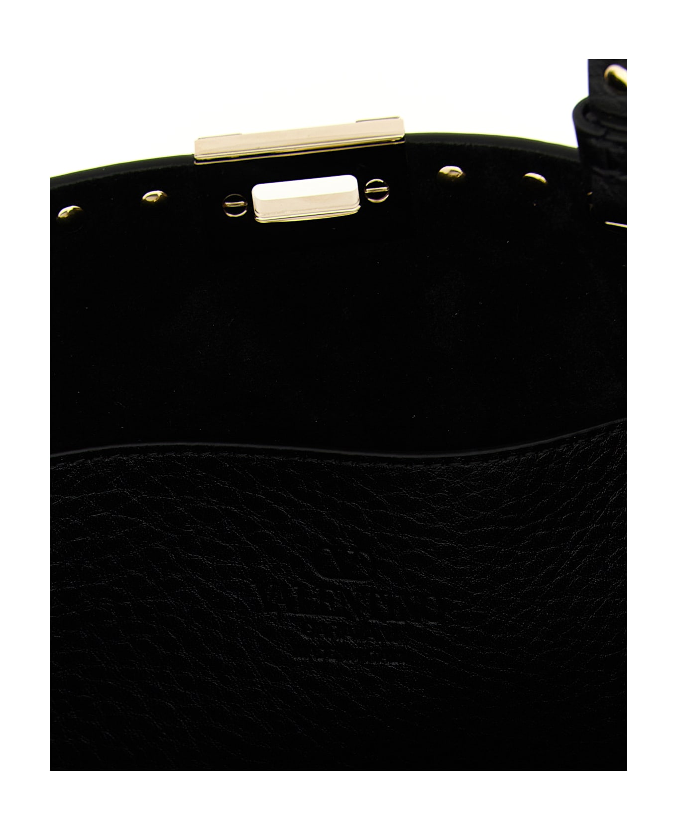 Valentino Garavani 
rockstud
 Small Shopping Bag - Black  