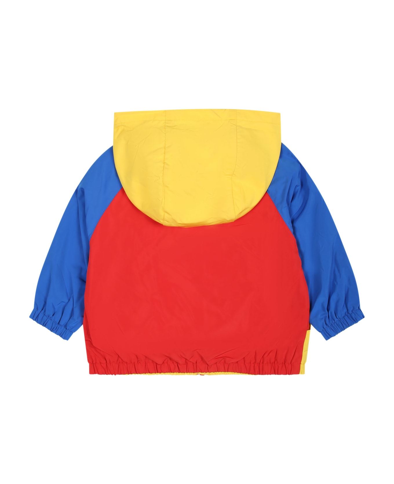 Moschino Multicolor Windbreaker For Baby Boy With Teddy Bear - Multicolor