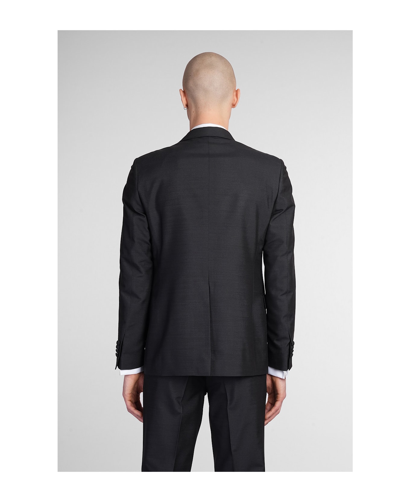 Lardini In Black Silk - black