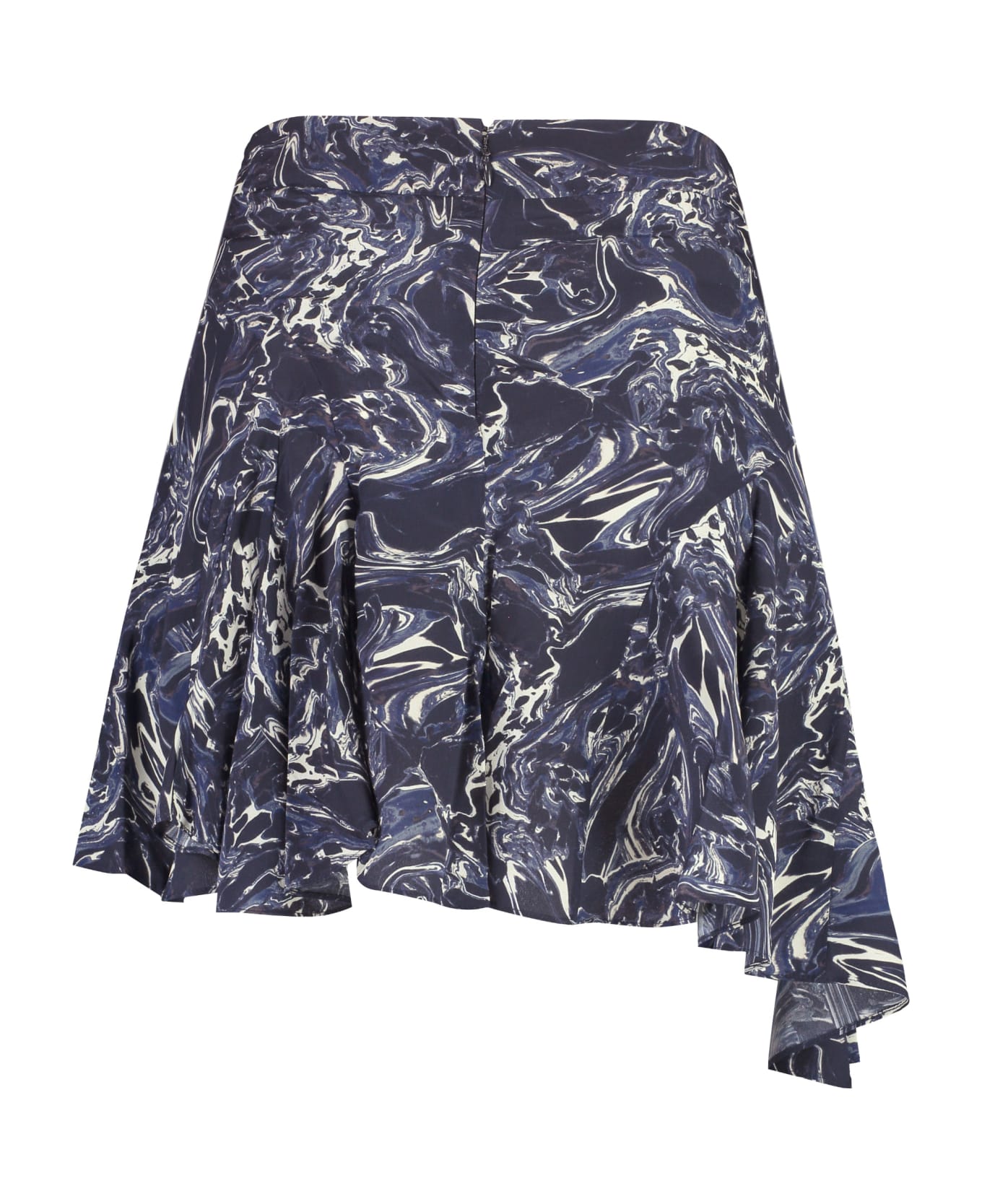 Isabel Marant Teyana Silk Skirt - blue