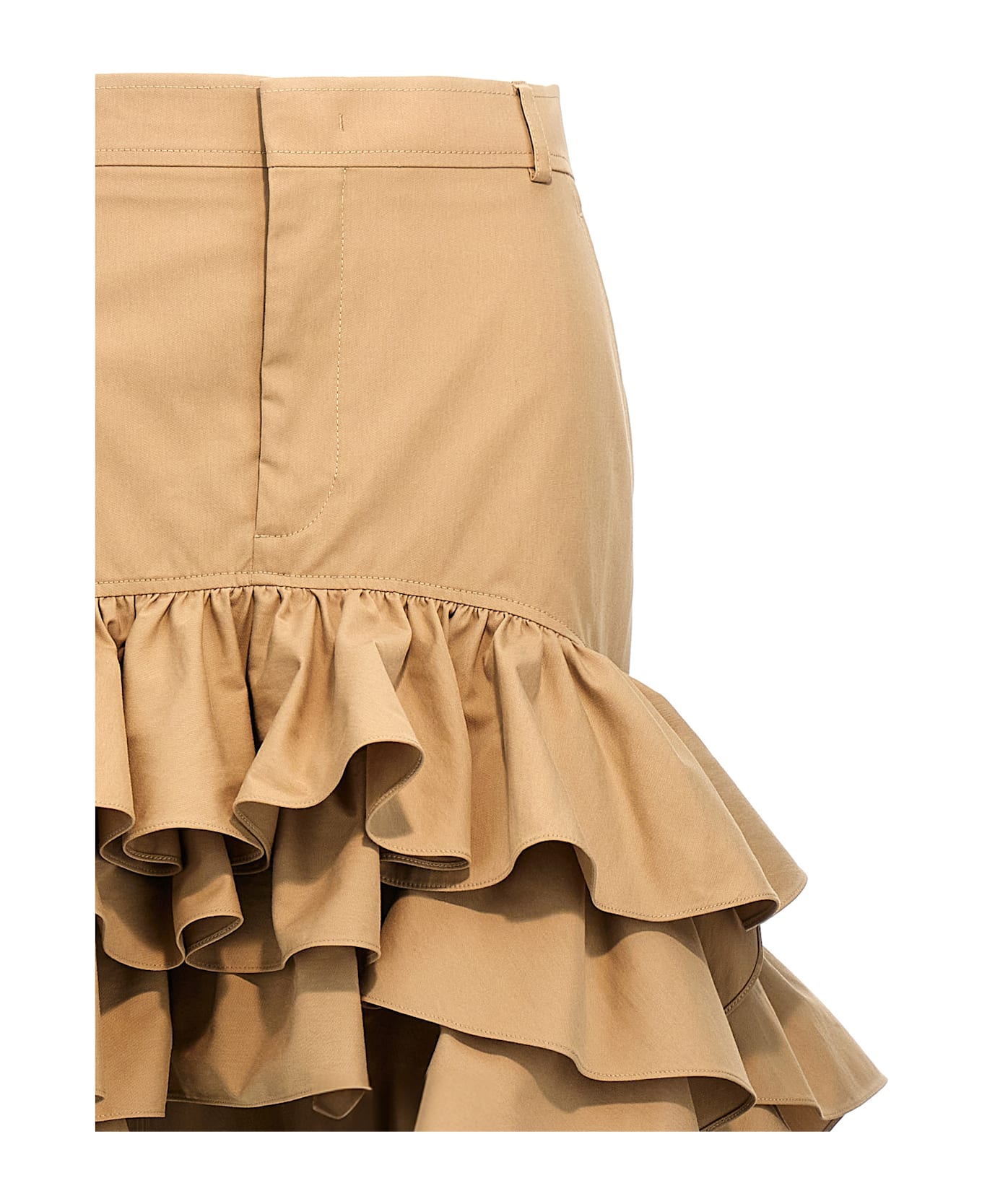 Moschino Asymmetrical Skirt - Beige