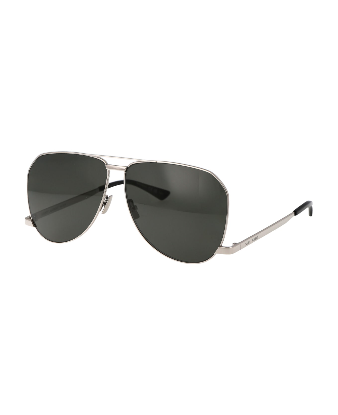 Saint Laurent Eyewear Sl 690 Dust Sunglasses - 002 SILVER SILVER GREY