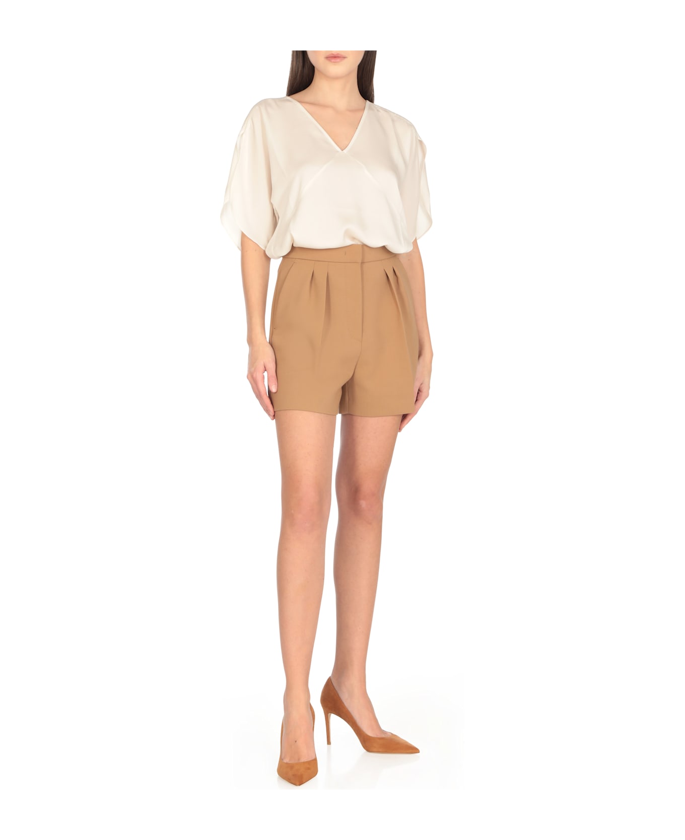 Stuart Weitzman Power 85 Decollete - Brown