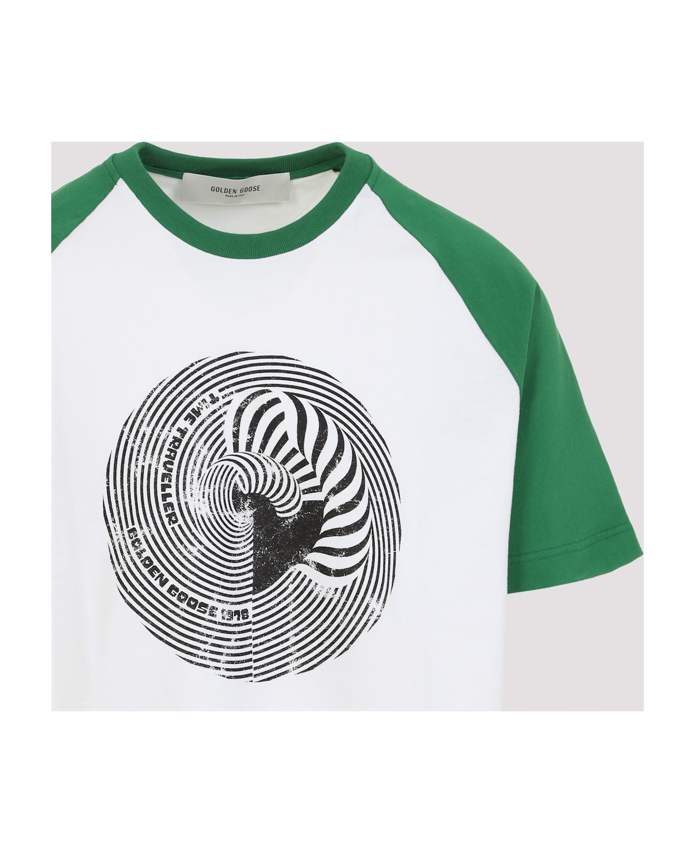 Golden Goose Raglan Crop T-shirt - Optic White