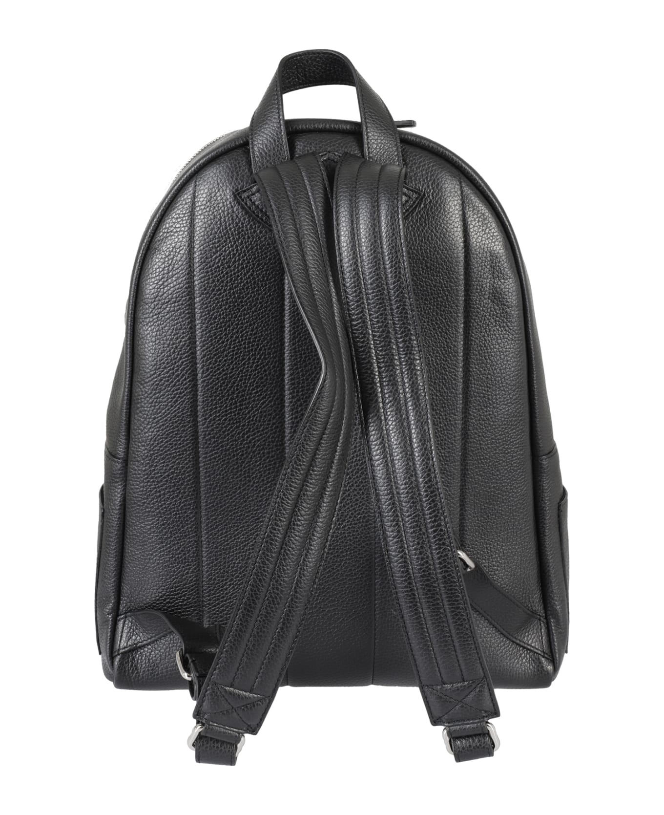 Orciani Leather Backpack - Ner Nero バックパック
