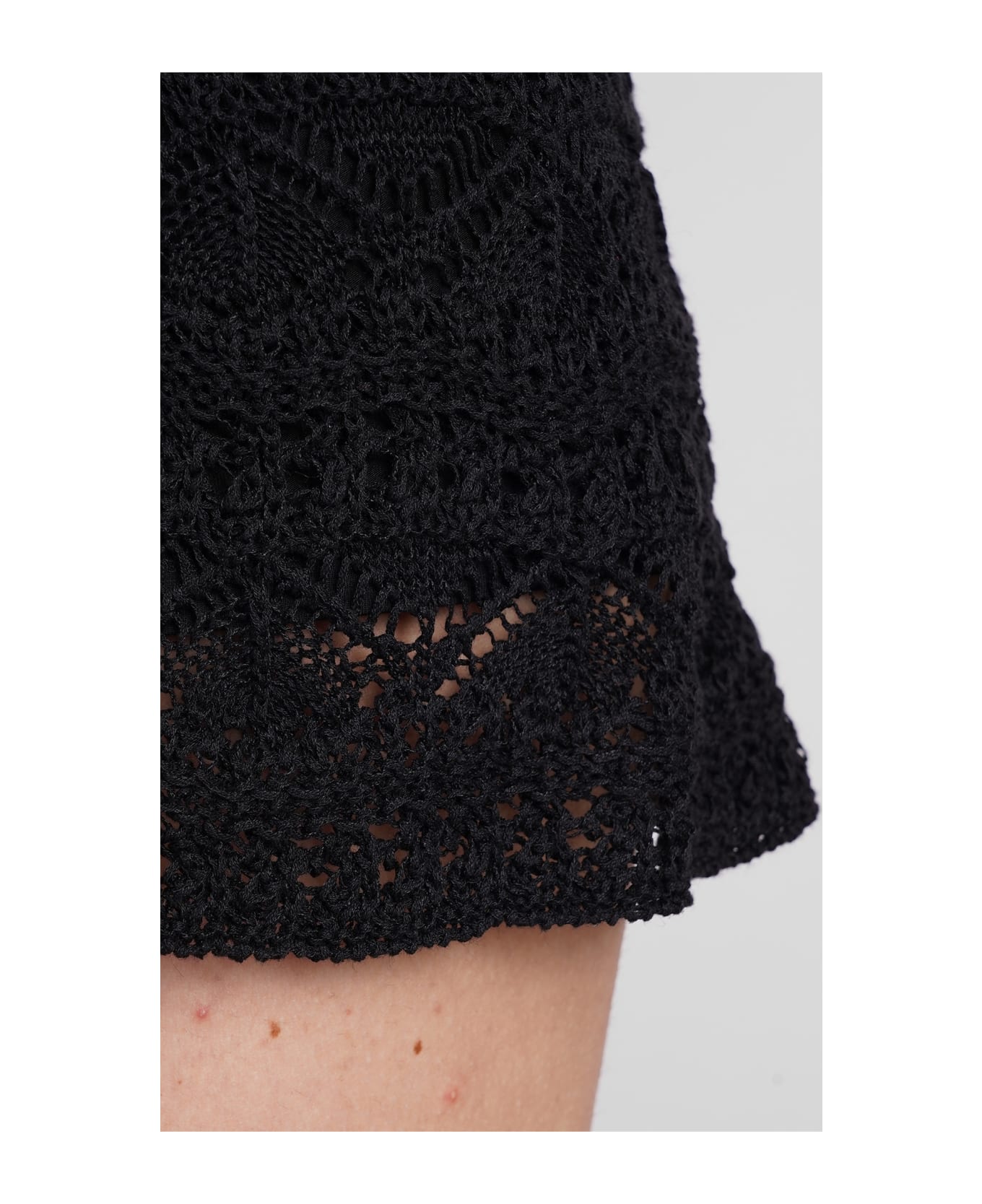 IRO Loreen Shorts In Black Viscose - black