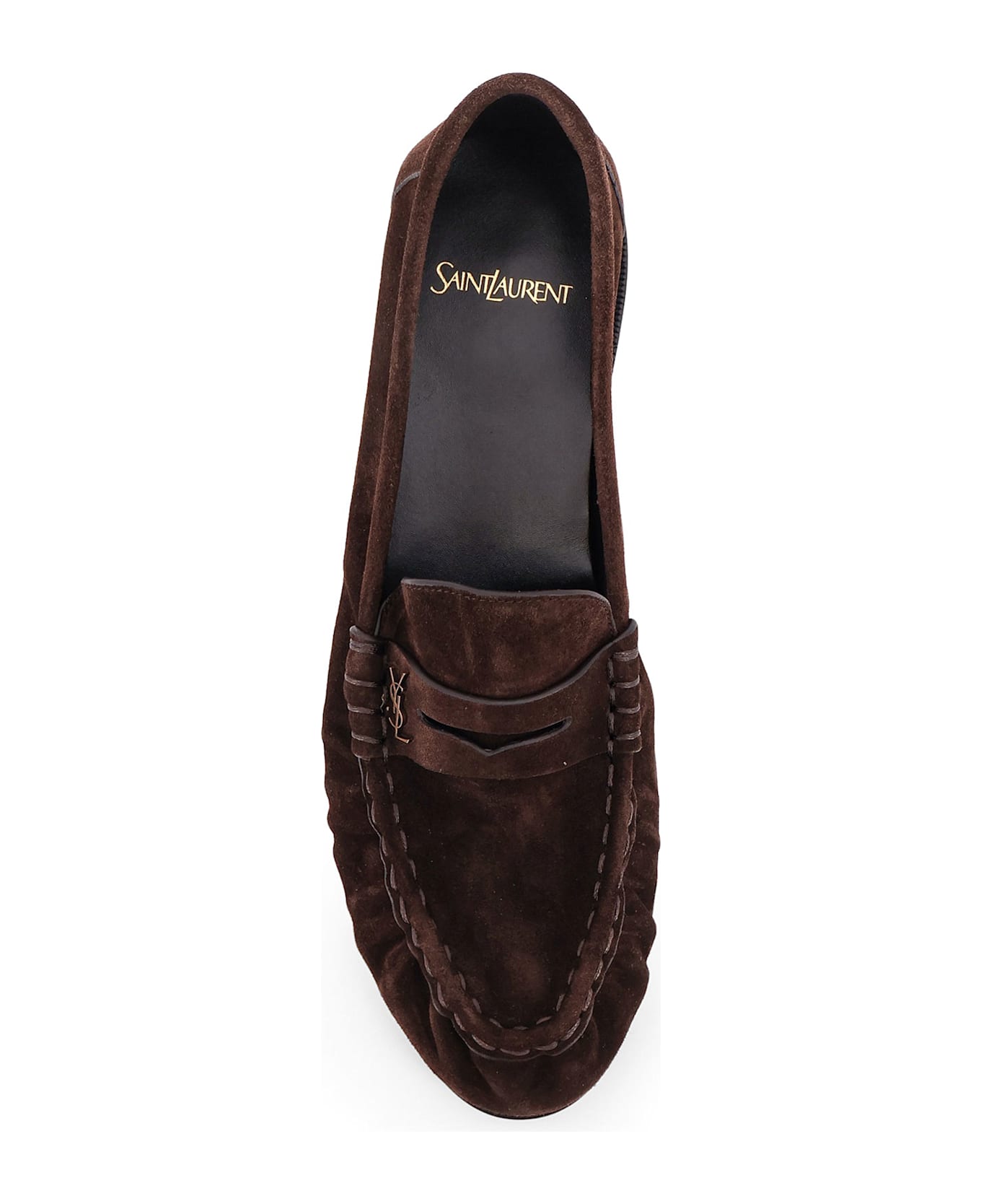 Saint Laurent Le Loafer 15 Moc Suede Loafers - T. Moro