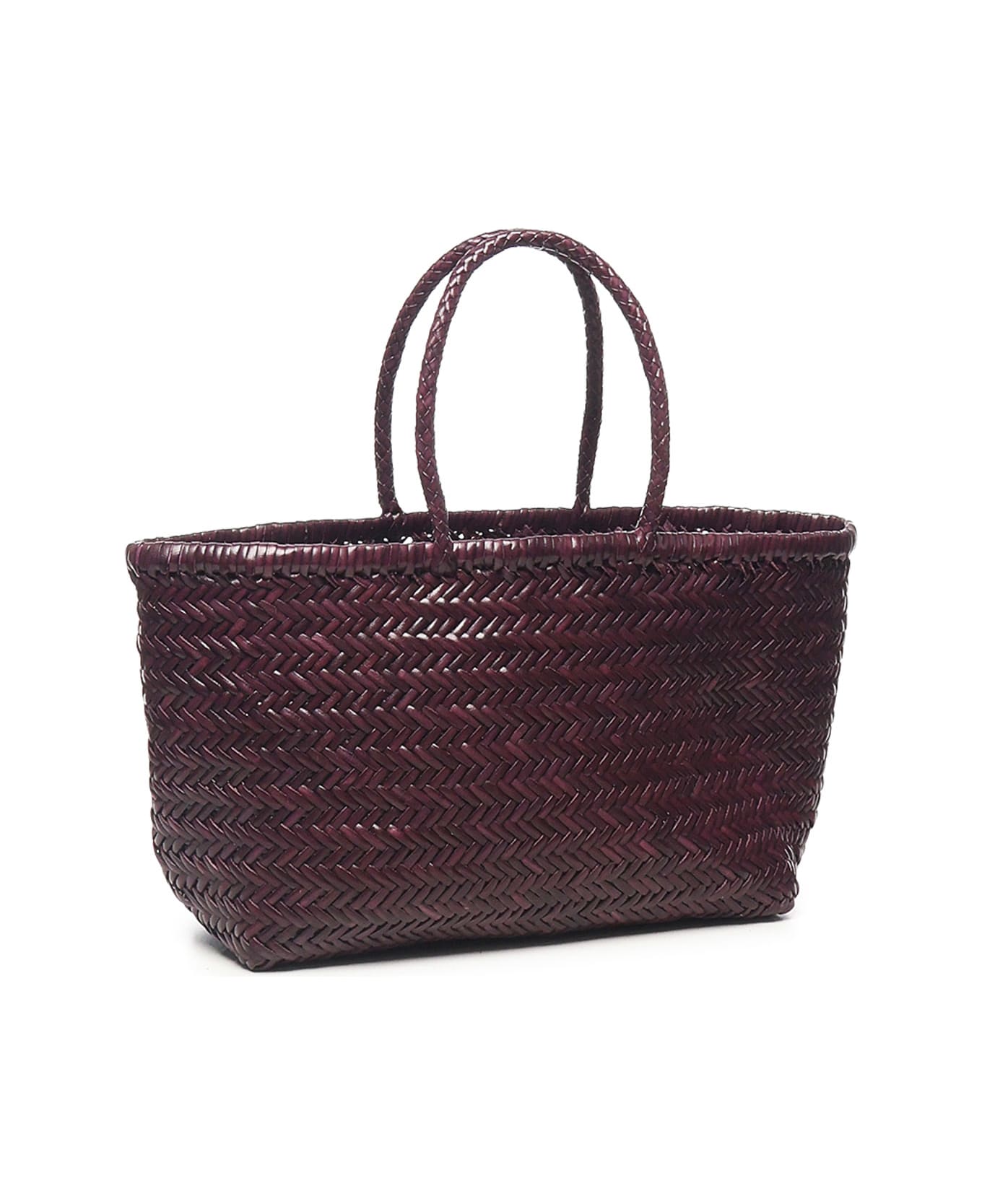 Dragon Diffusion Bamboo Triple Jump Handbag - PLUM