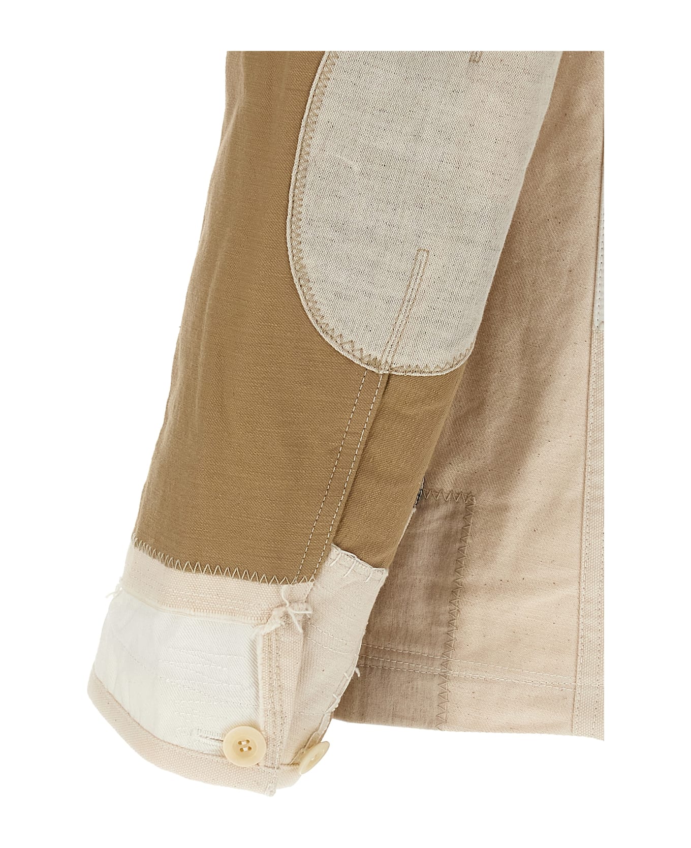 Junya Watanabe Patchwork Blazer - Beige