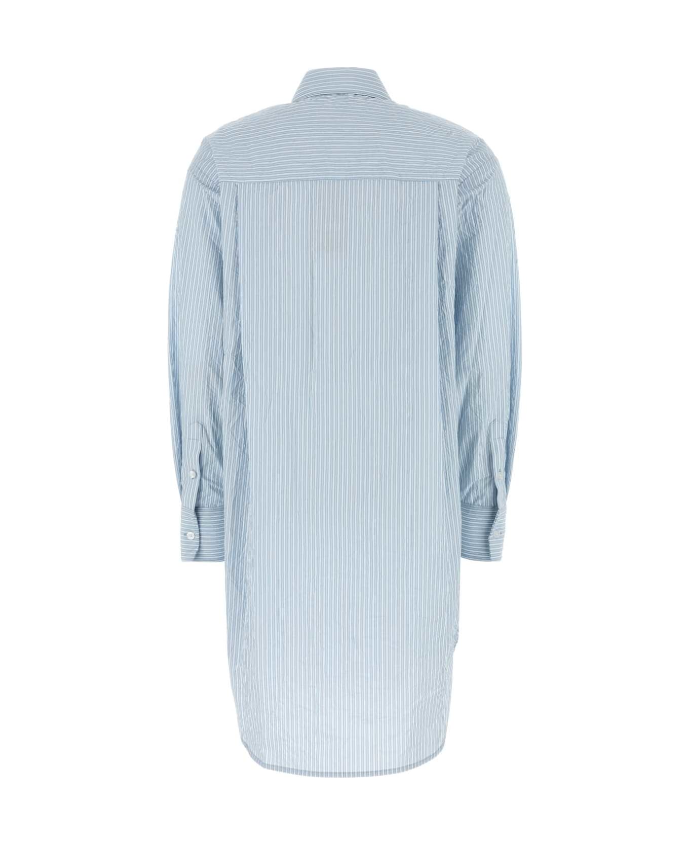 Michael Kors Embroidered Chambray Shirt Dress - CHAMBRAY