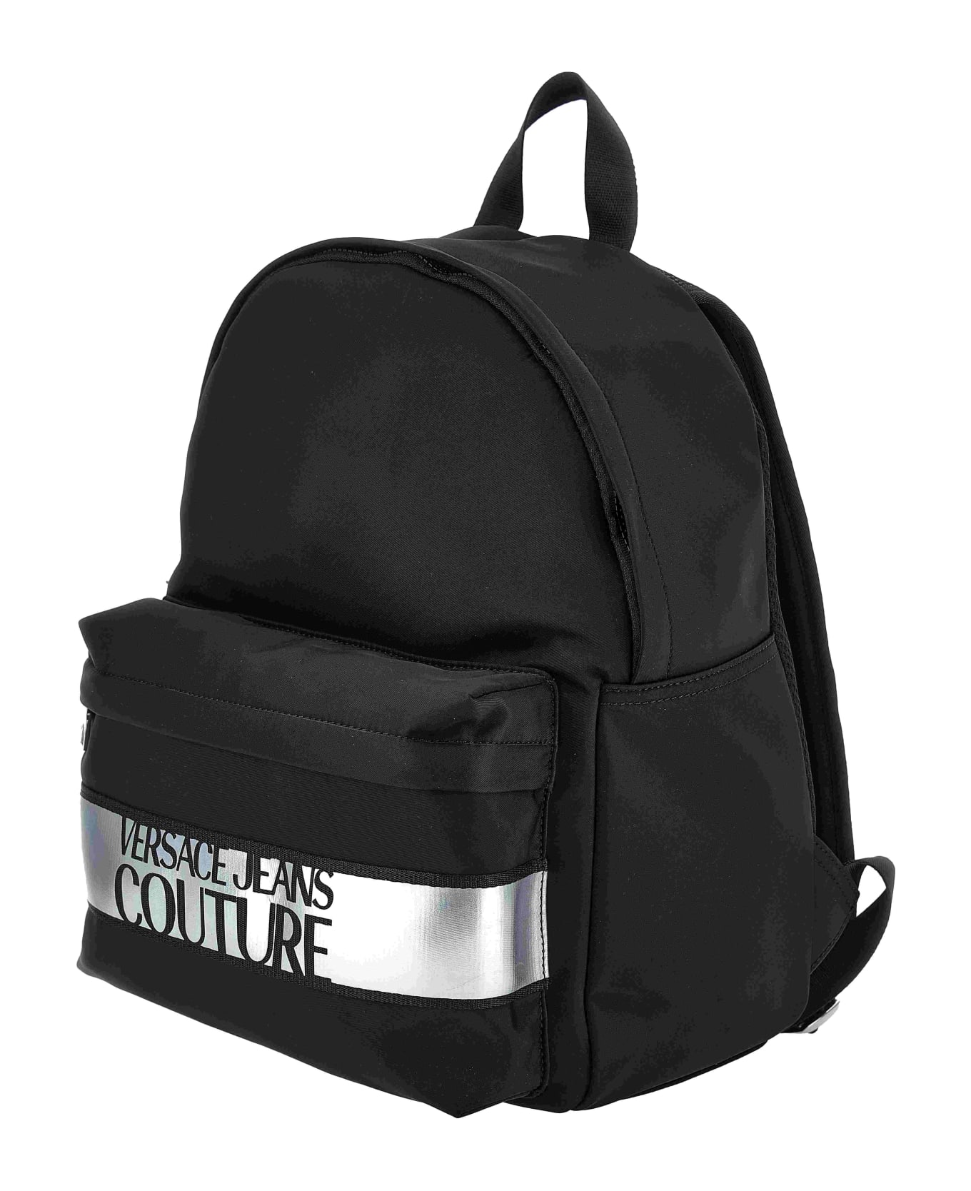 Versace Jeans Couture Range Iconic Logo Sketch 1 Backpack - BLACK/SILVER バックパック