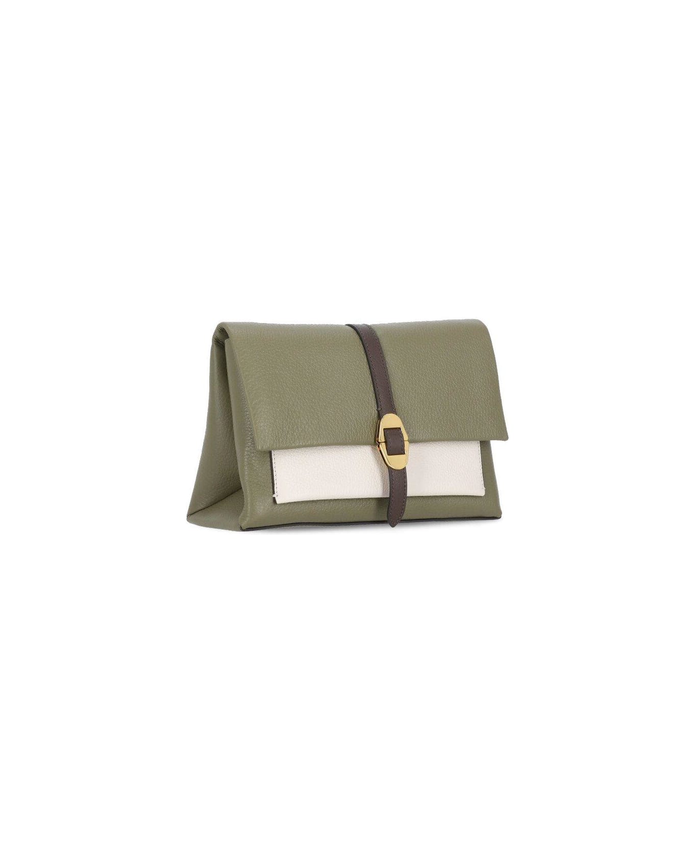 Coccinelle Dorian Tricolor Small Shoulder Bag - Lau.G/Lamb/Fond