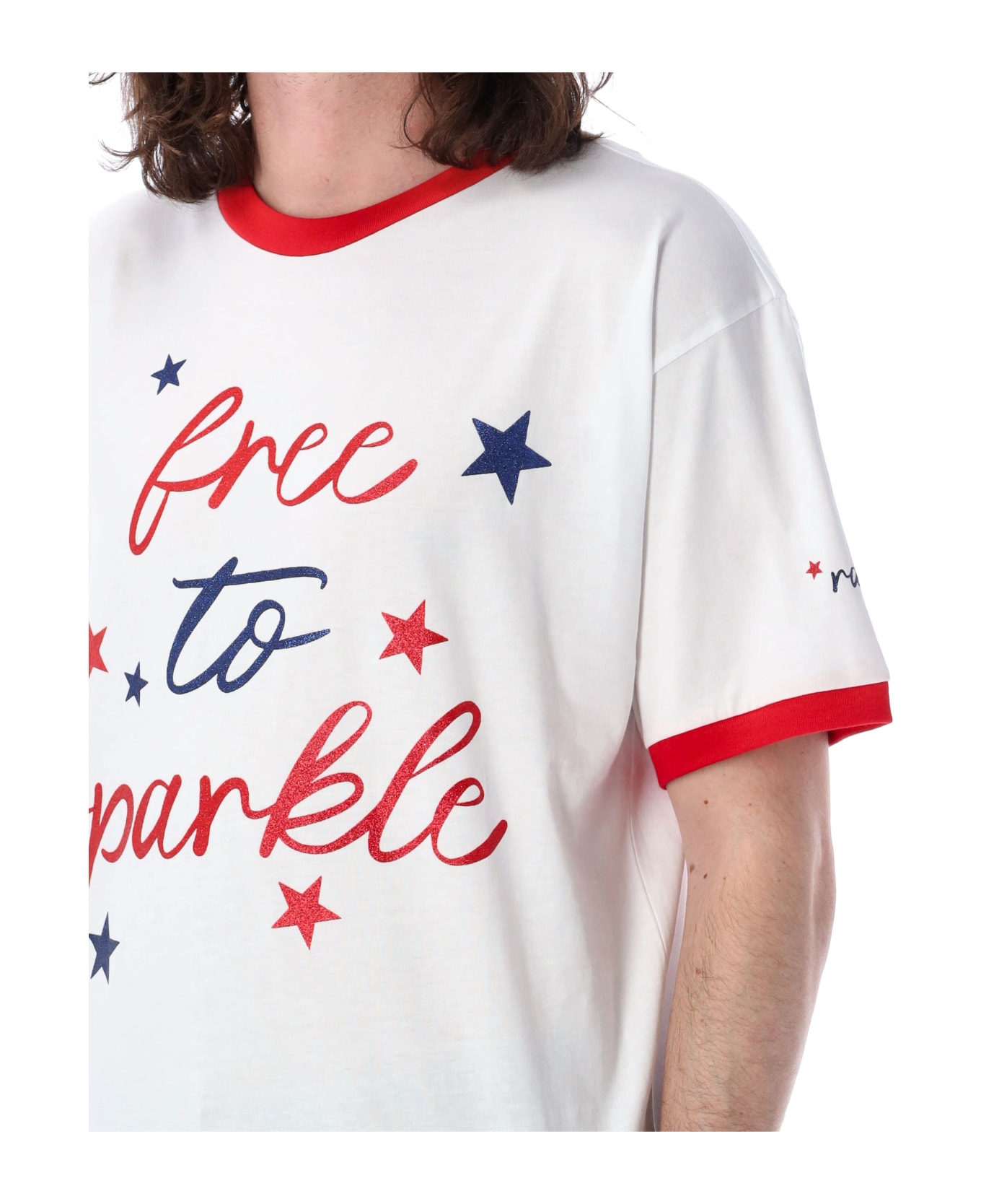 PACCBET Free To Sparkle T-shirt - WHITE シャツ