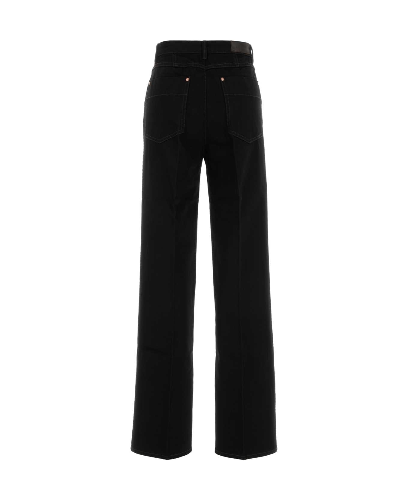 Lemaire Black Denim Jeans - BLACK