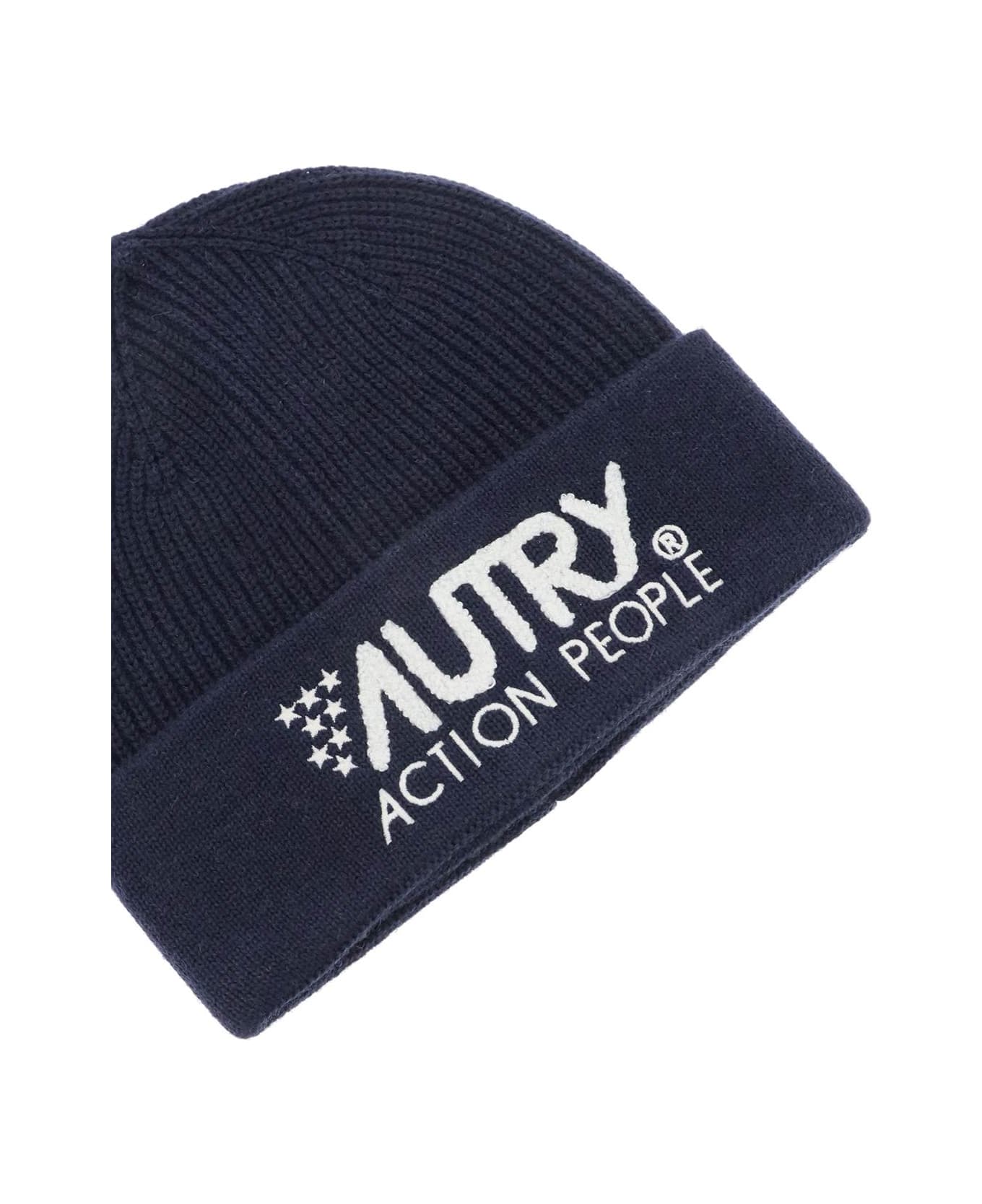 Autry Blue Cap With Logo - ASTER (Blue) 帽子
