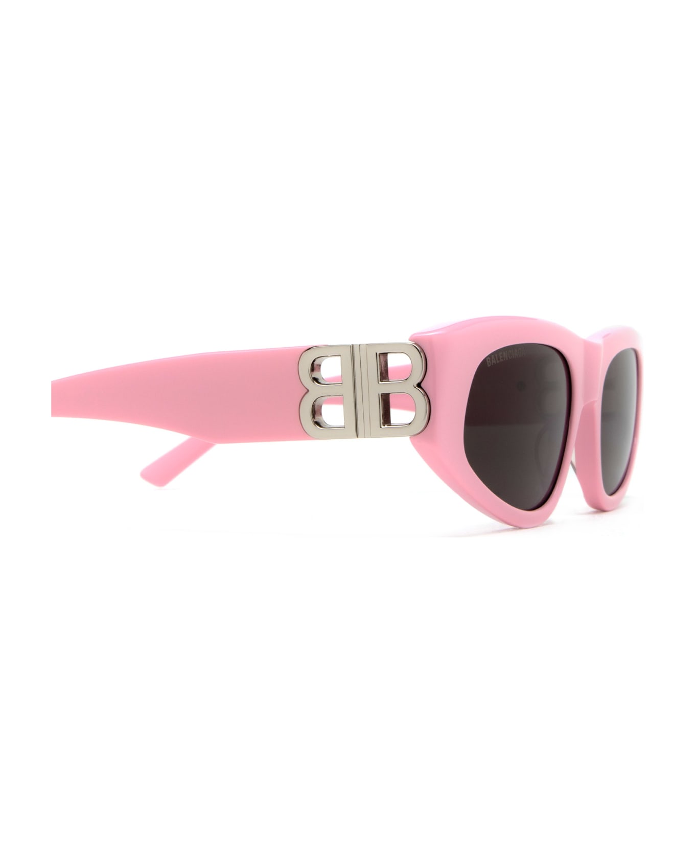 Balenciaga Eyewear Bb Hinge Logo Sunglasses - Pink