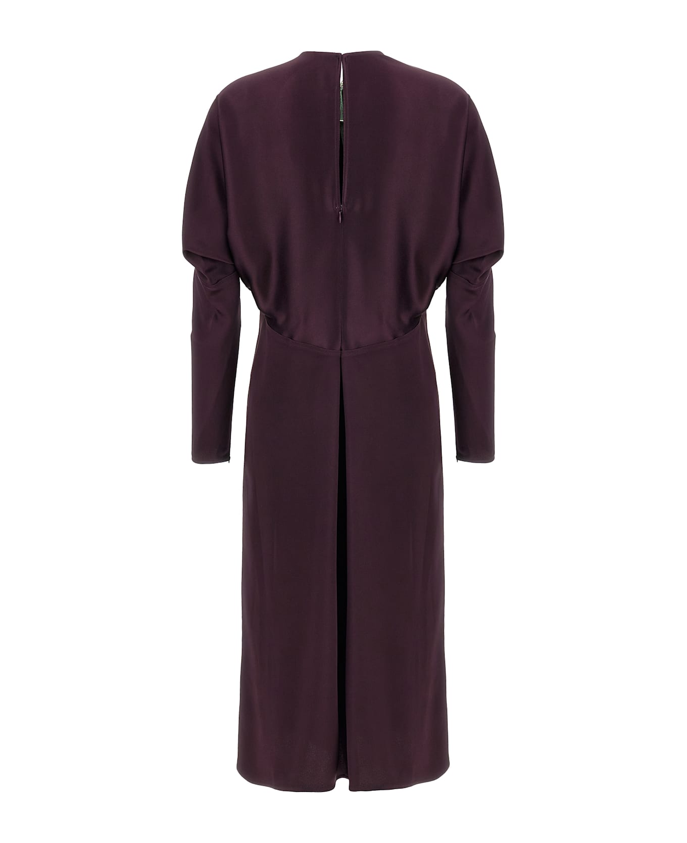 Victoria Beckham 
keyhole Dolman Midi
 Dress - Purple