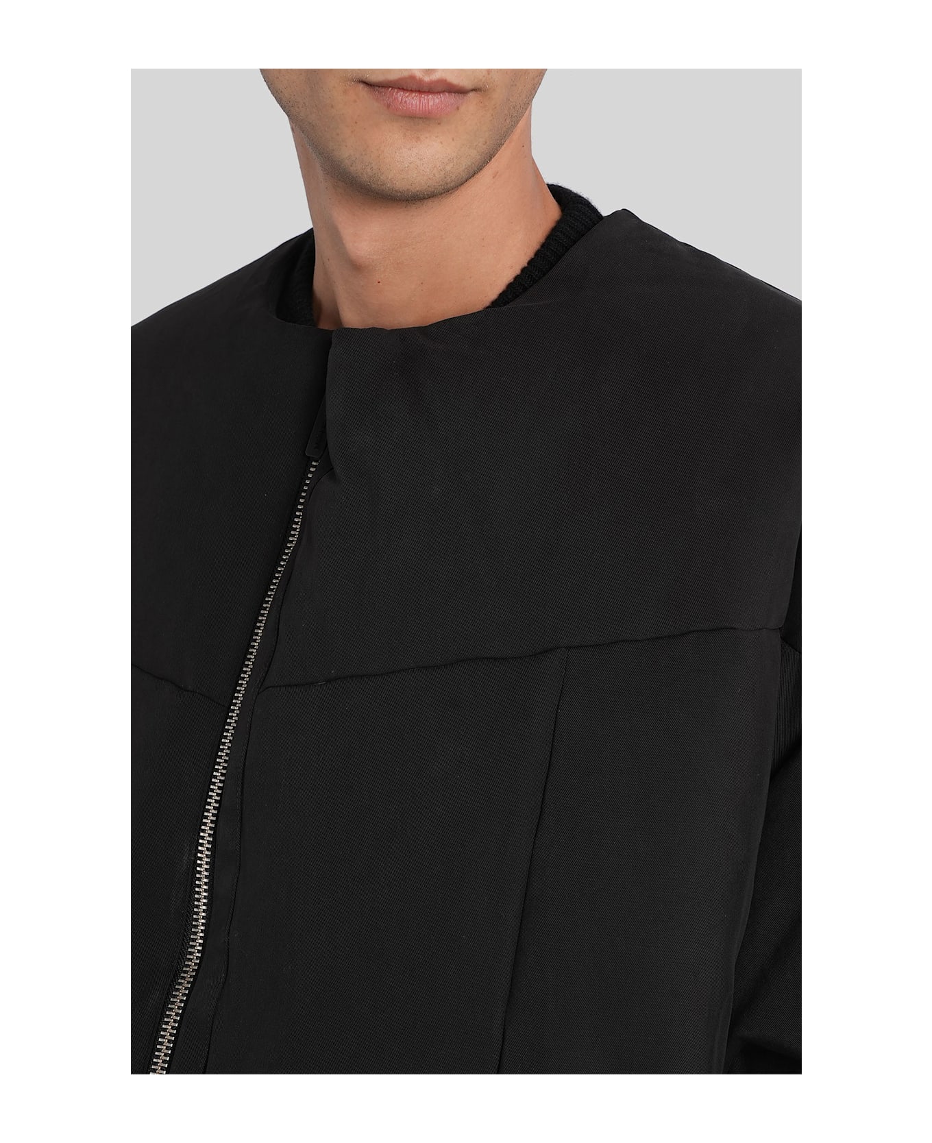 Entire Studios Pod Puffer Puffer In Black Cotton - black