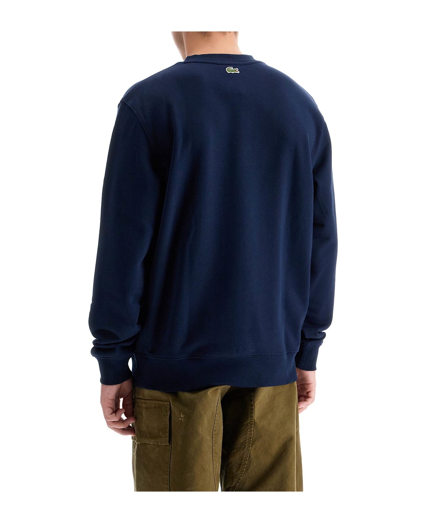 Lacoste Classic Fit Crewneck Sweatshirt - NAVY (Blue)