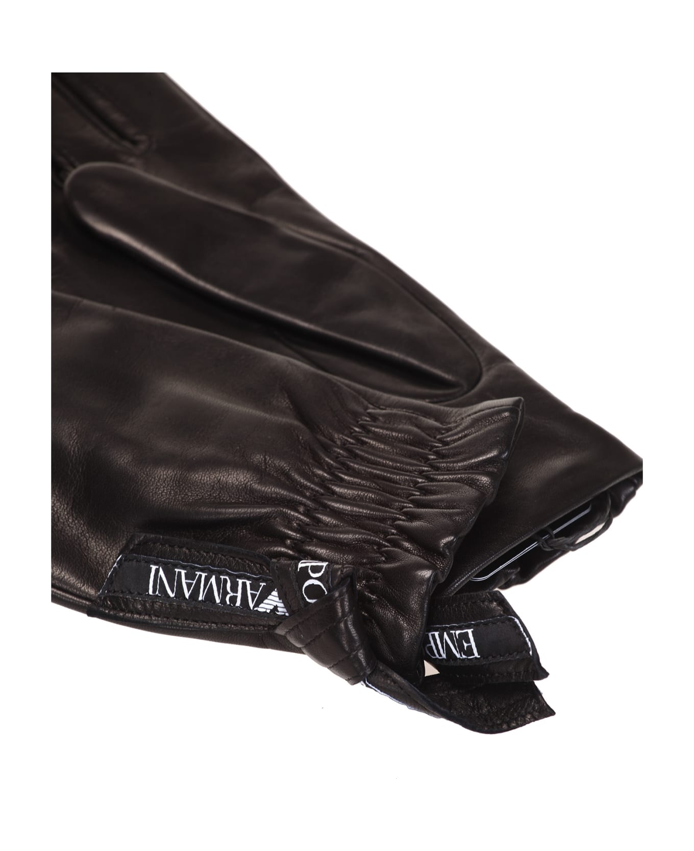 Emporio Armani Gloves Black - Black 手袋