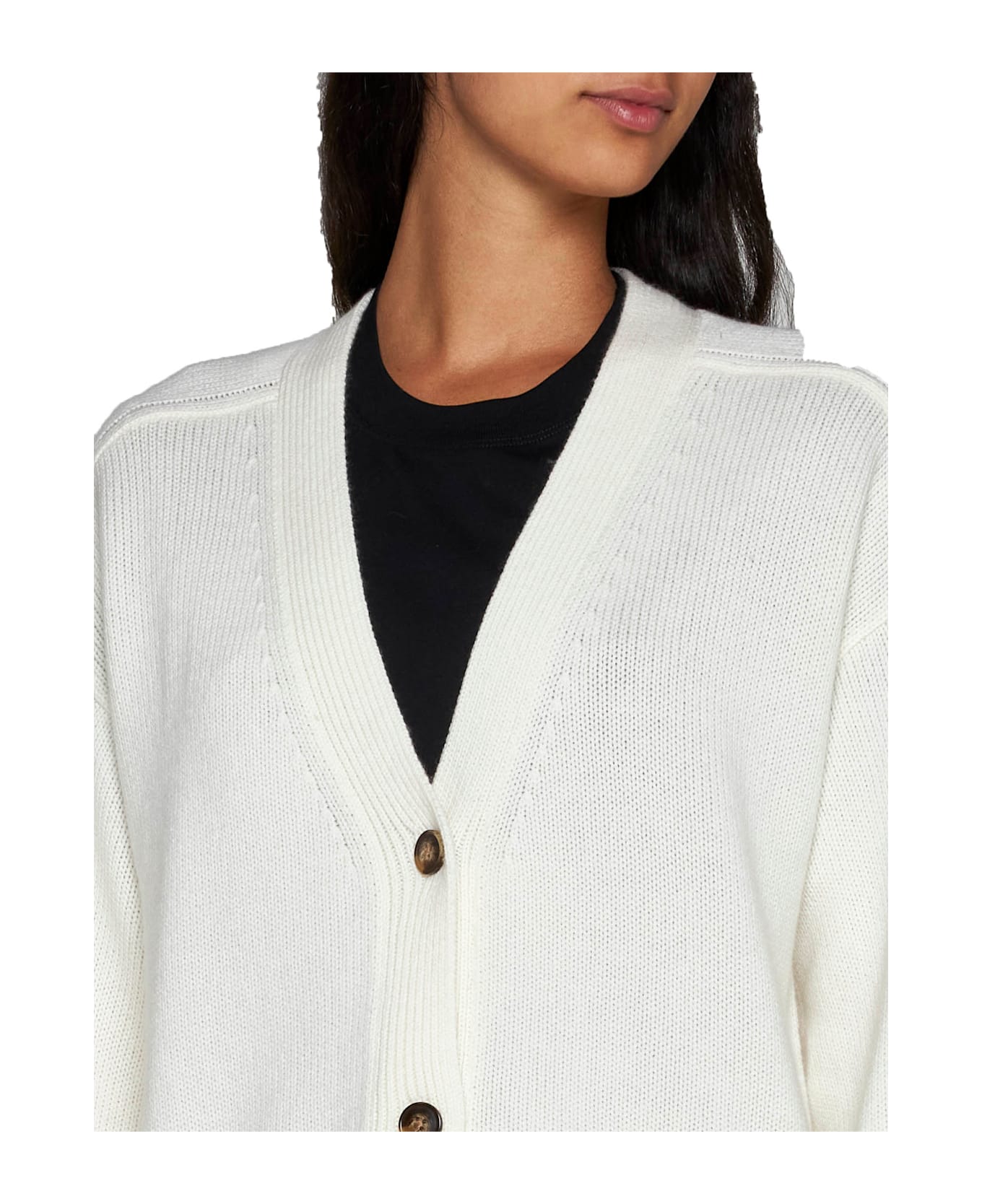 Loulou Studio Cardigan - White