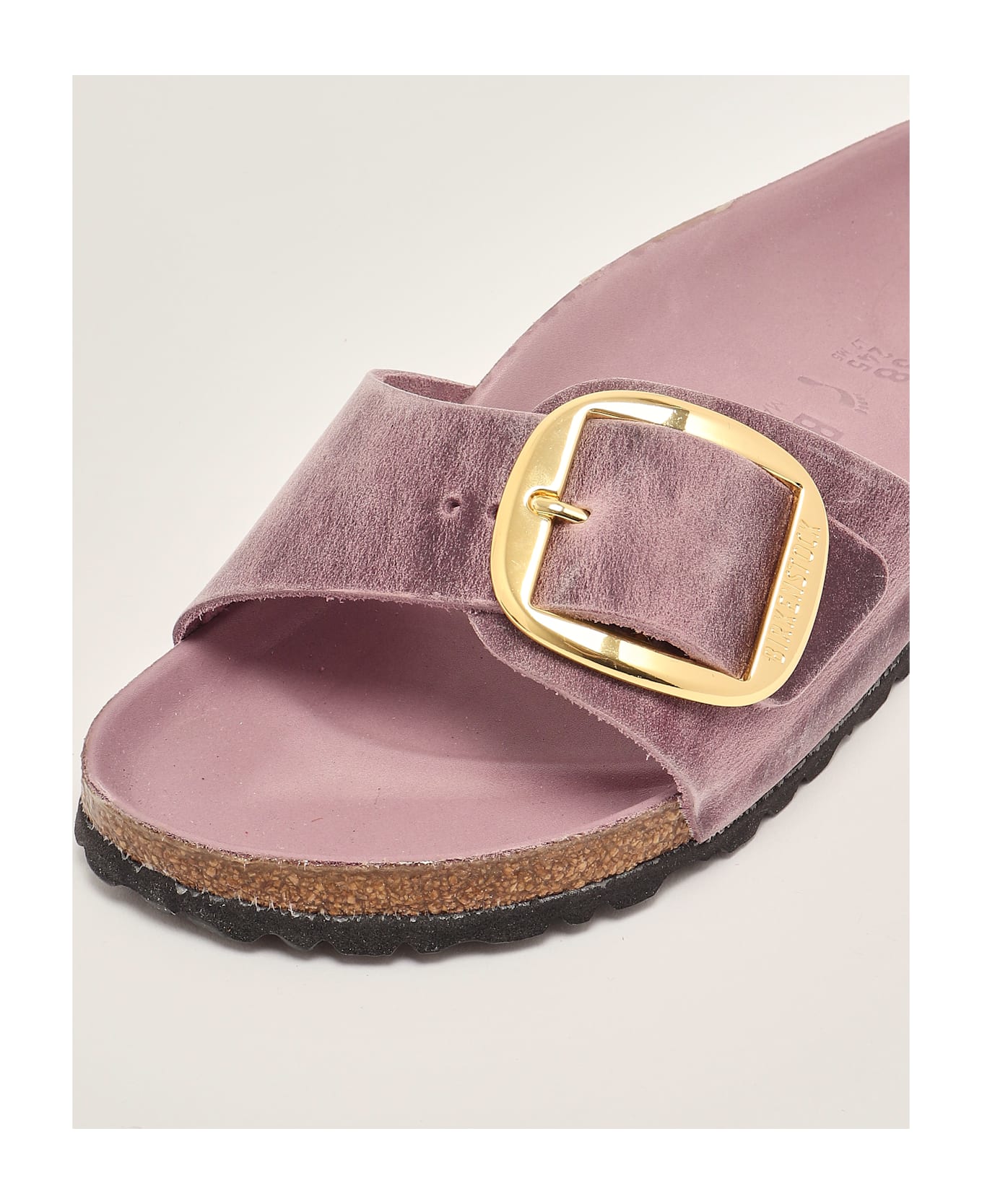 Birkenstock Madrid Big Buckle Oiled Leather Sandal - LAVANDA