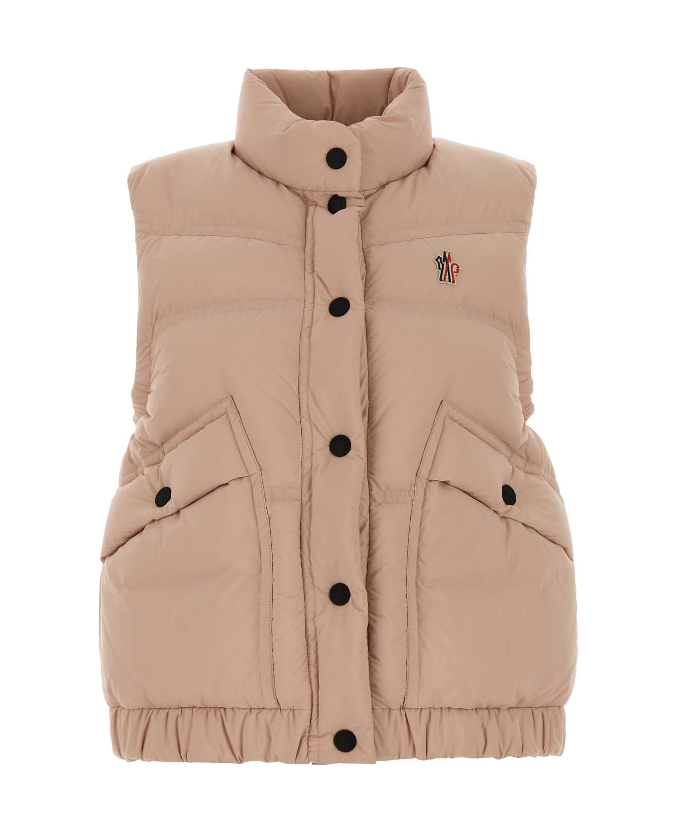 Moncler Grenoble Pink Nylon Baise Down Jacket - 51U