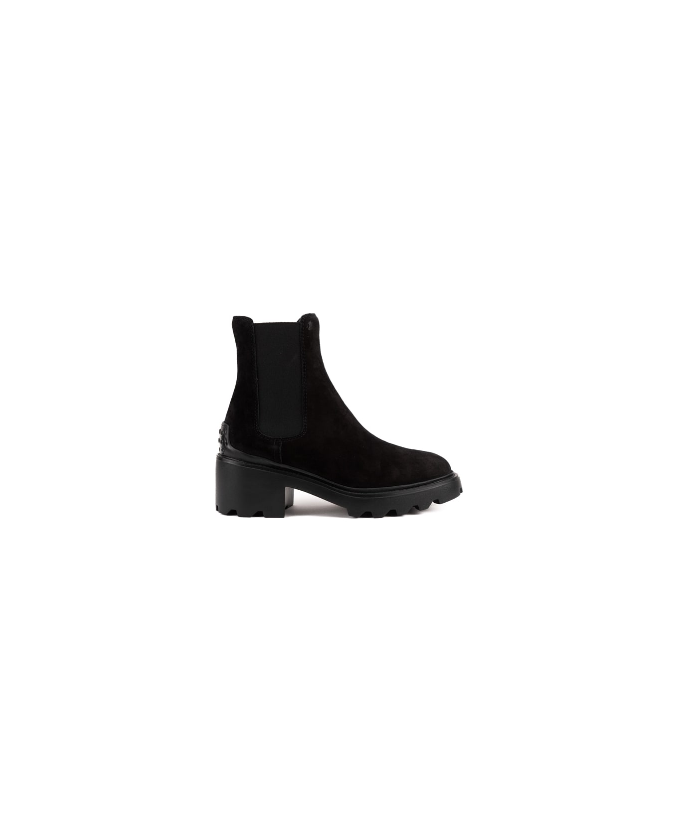 Tod's Suede Chelsea Boots - Nero