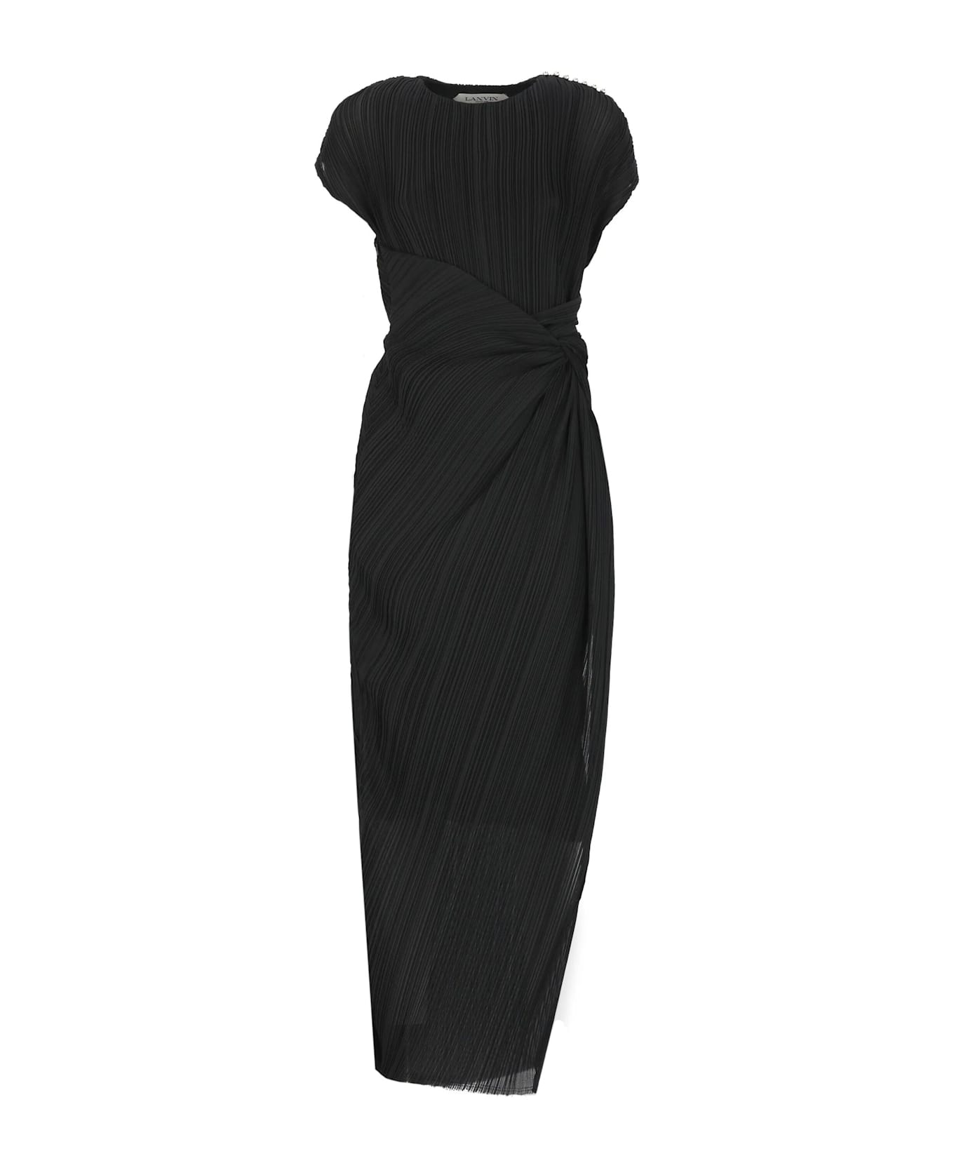 Lanvin Black Midi Dress - Black