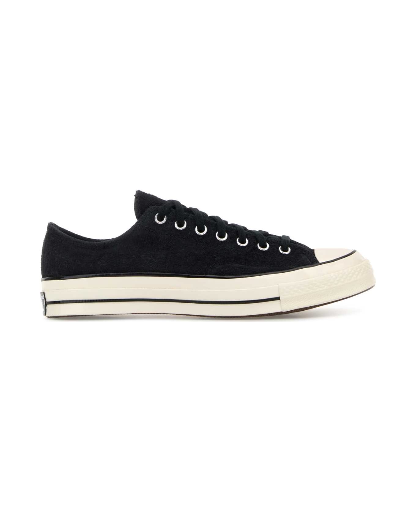 Converse Slate Flannel Chuck 70 Sneakers - Black