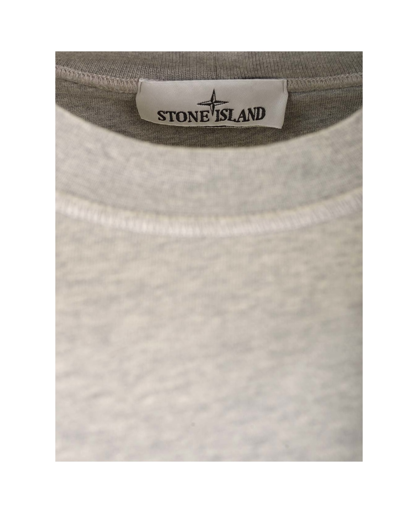 Stone Island Crewneck Classic Sweatshirt - GREY MEL