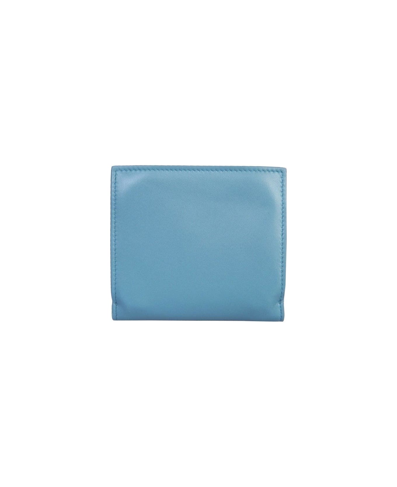 Bottega Veneta Ardoise Embroidered Wallet - BLUE 財布