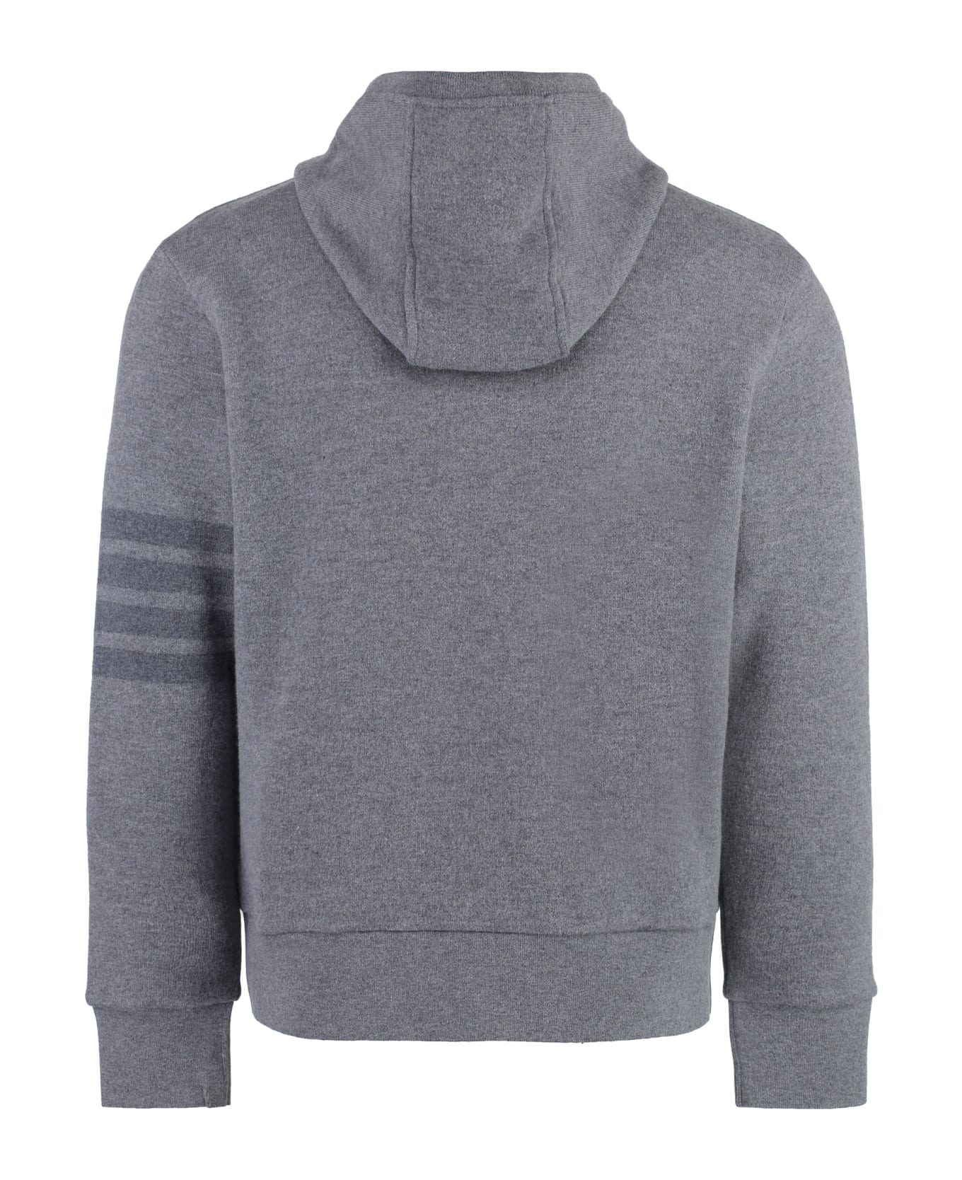 Thom Browne Knitted Hoodie - grey