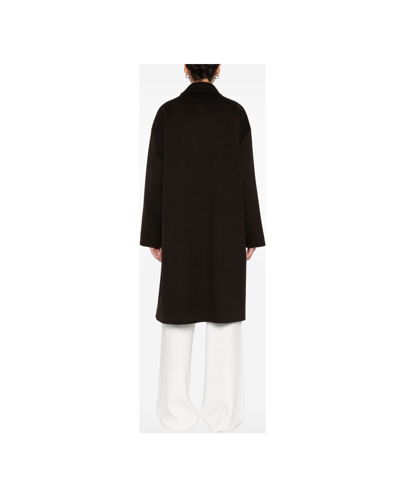 Alberto Biani Single-breasted Coat - Brown