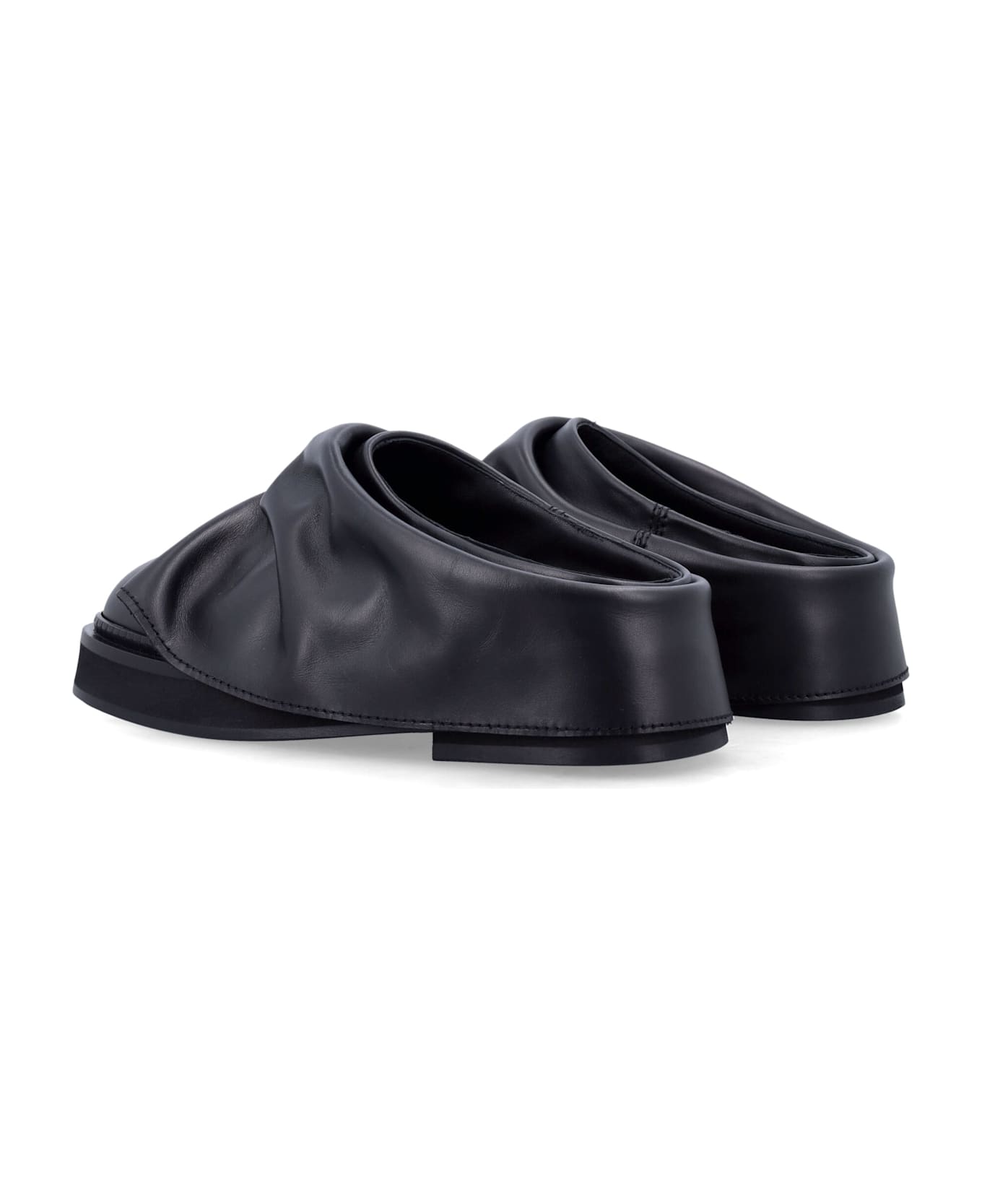 The Attico Mini Robin Sabot - BLACK