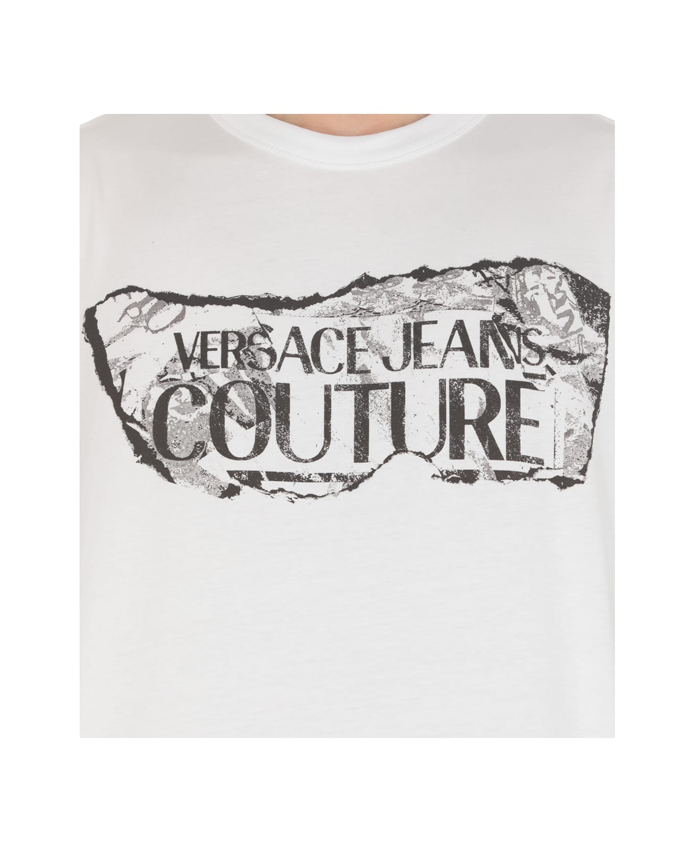 Versace Jeans Couture Couture Logo Print T-shirt - White