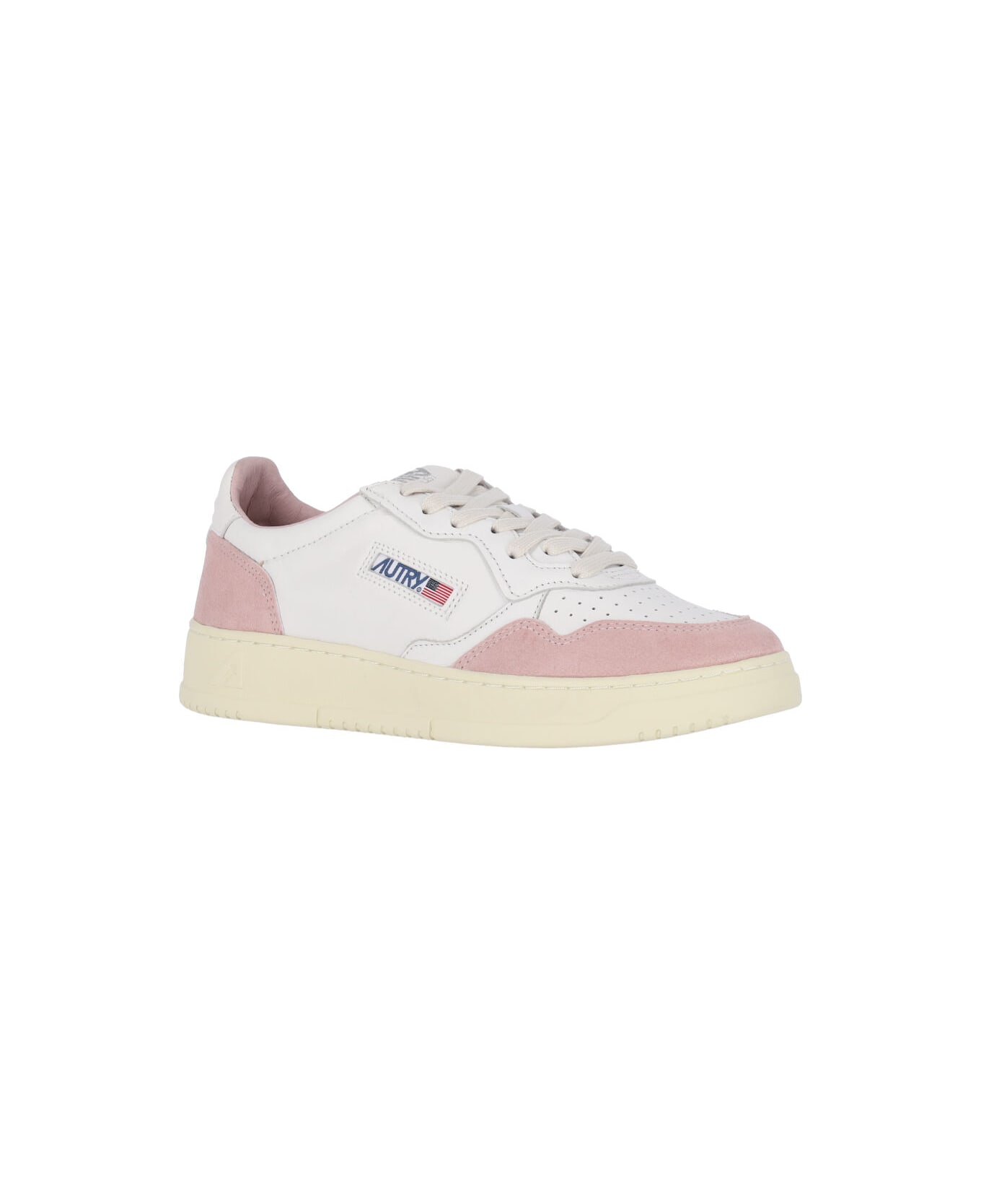 Autry 'medalist' Low-top Sneakers - Rosa