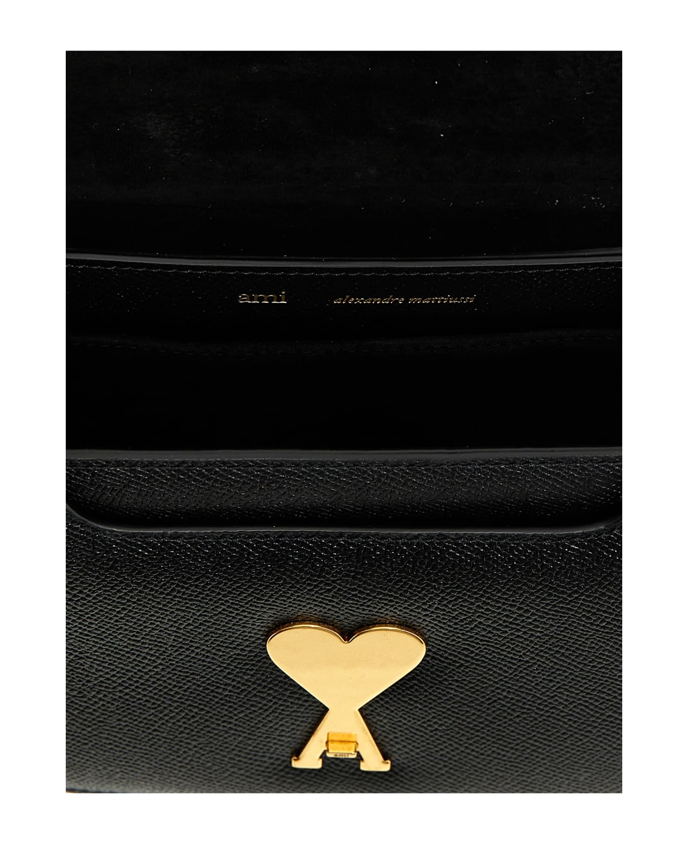 Ami Alexandre Mattiussi 'small Paris Paris' Shoulder Bag - Black   ショルダーバッグ