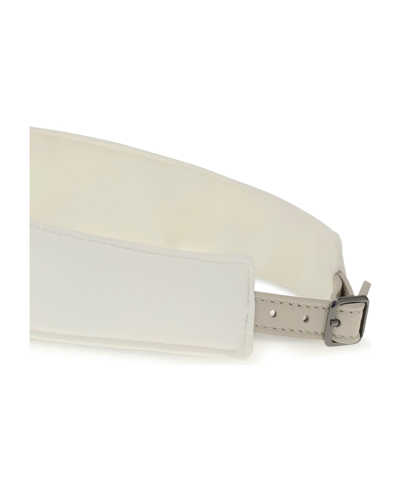 Brunello Cucinelli Nylon Visor With Shiny Band